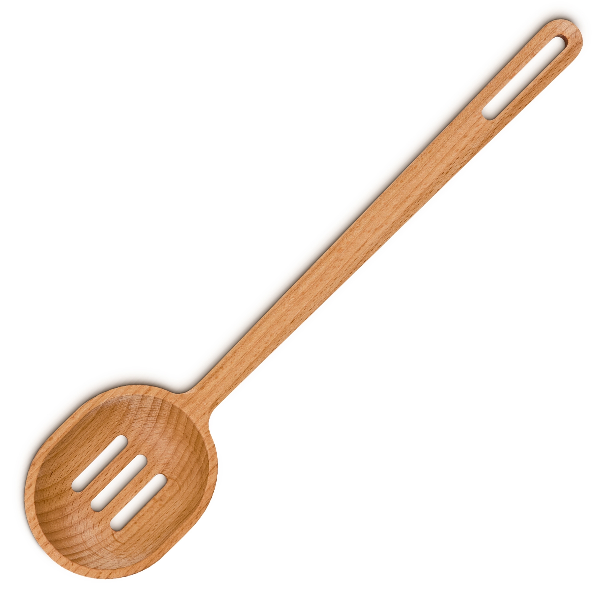 Le Creuset - Signature Slotted Spoon, Beechwood | 30 cm