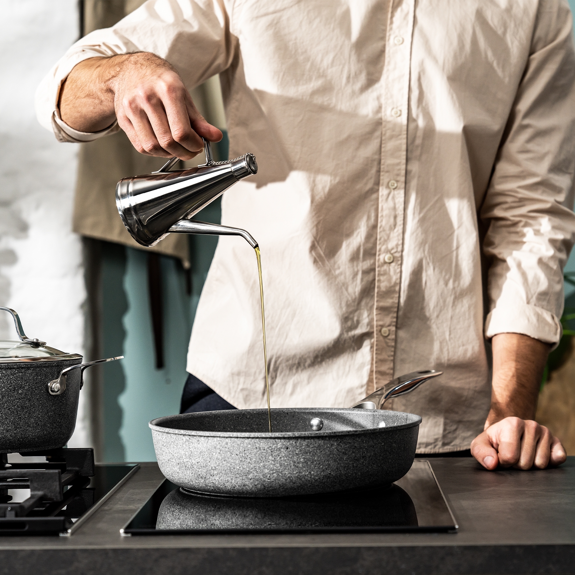 BALLARINI - Braise pan | Salina | 28 cm | Granitium Ti-X BALLARINI - Braise pan | Salina | 28 cm | Granitium Ti-X