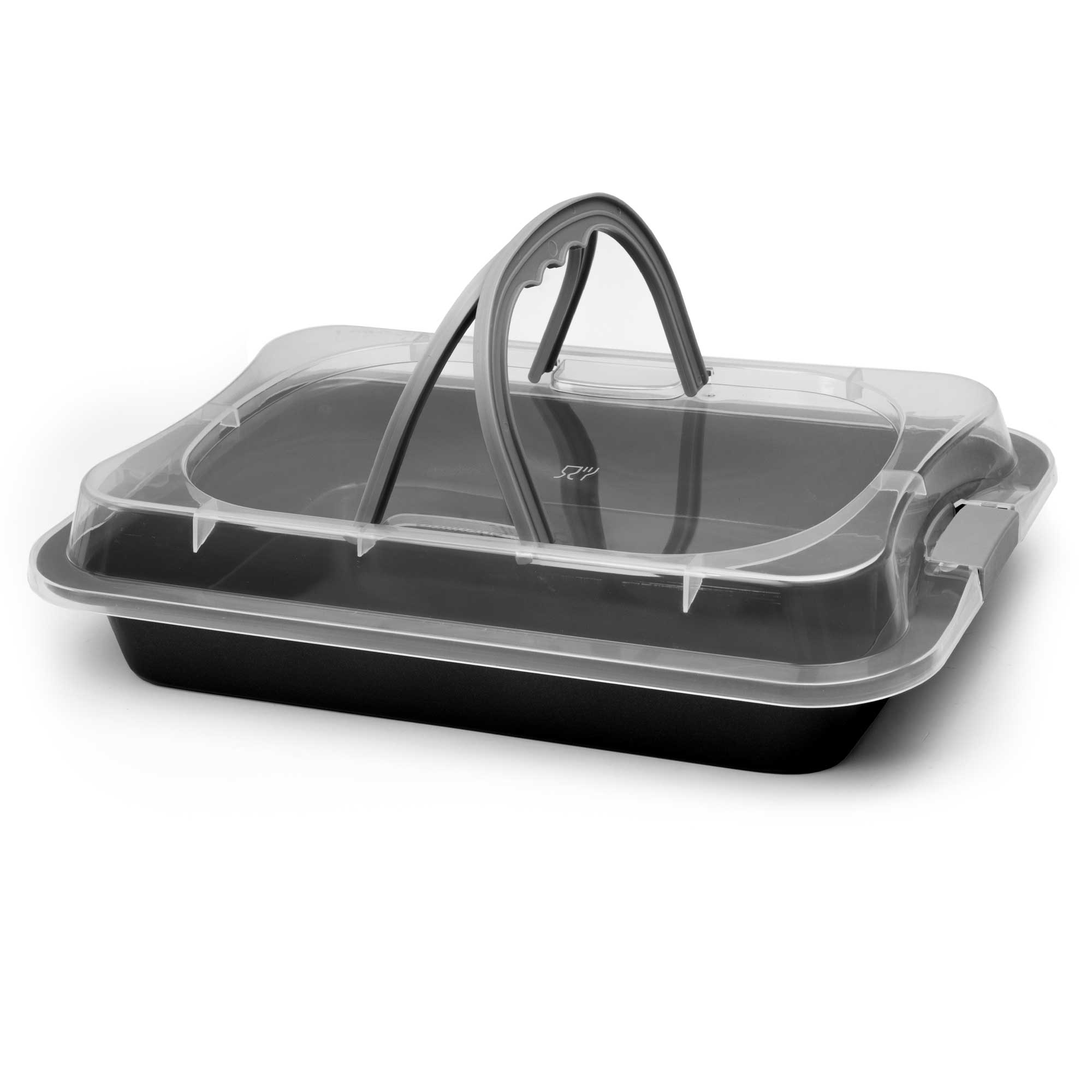 Kuchenblech mit Transportdeckel - PADEIRO - 37 cm