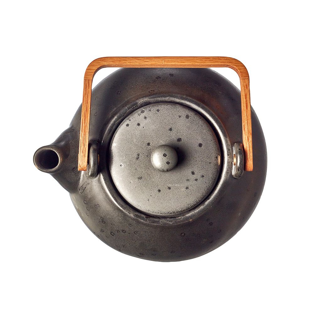 Bitz - Teapot with tea strainer - 1.2 L - Black