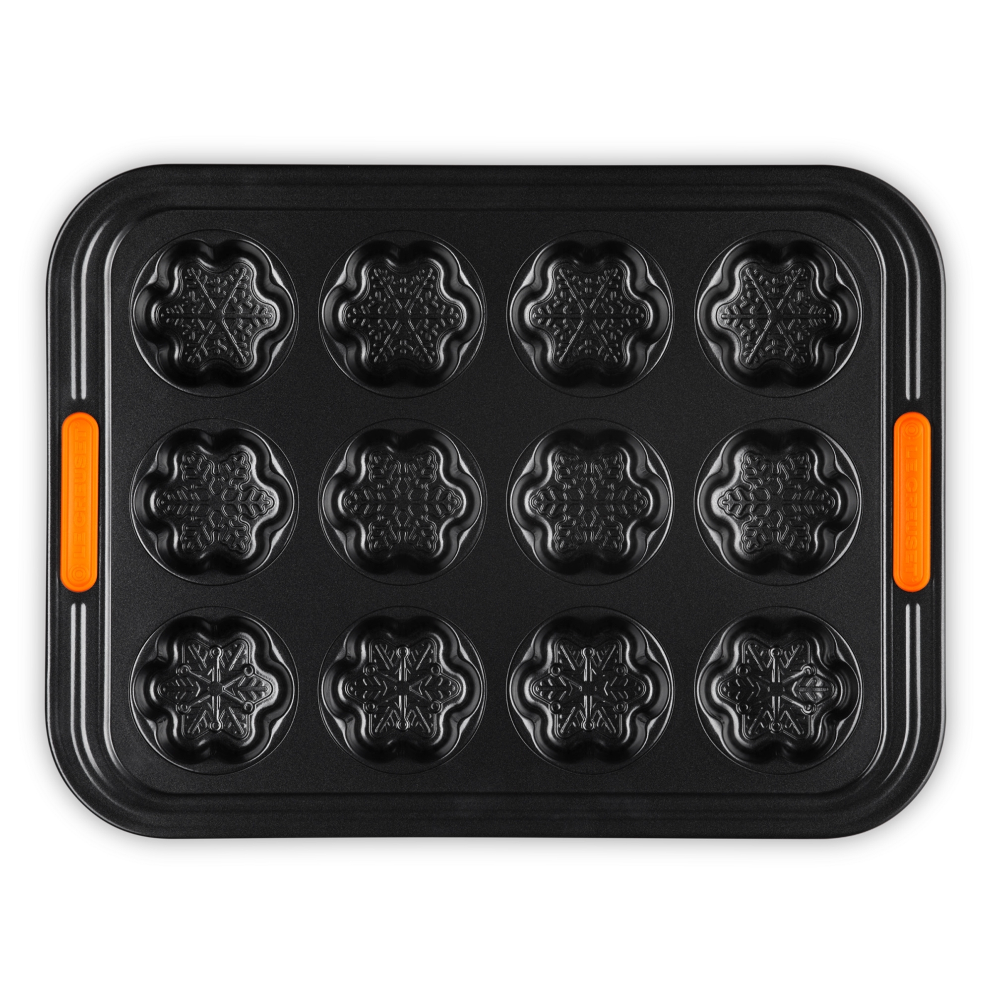 Le Creuset Schneeflockenform 12er mit Antihaft