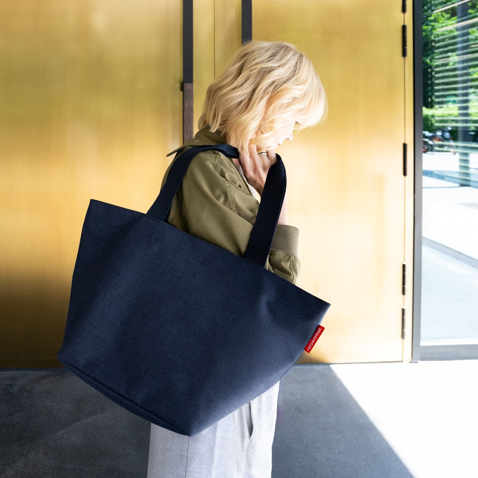 reisenthel - shopper M - twist navy