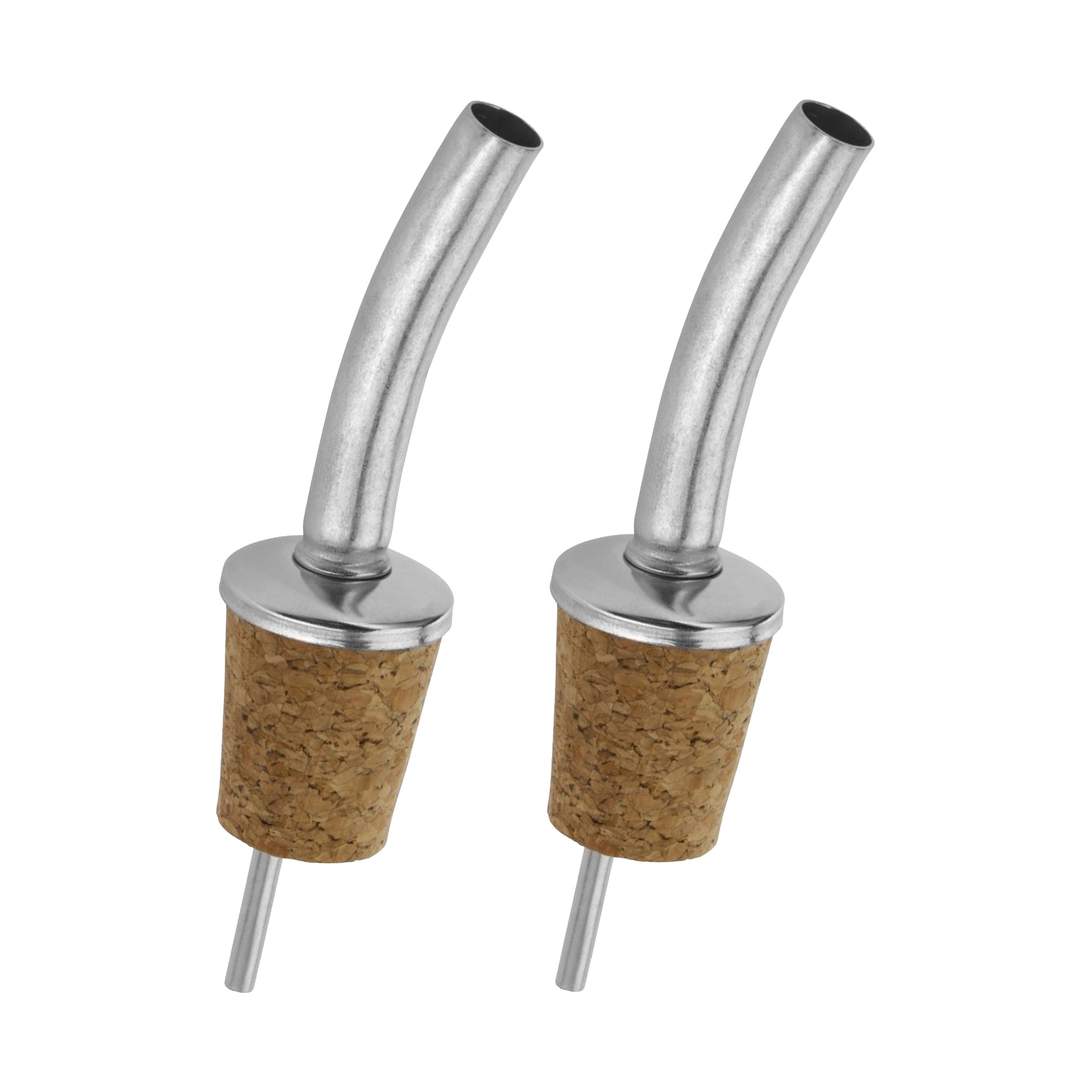 Westmark - 2 Free flow pourers »Classic Standard«, natural cork
