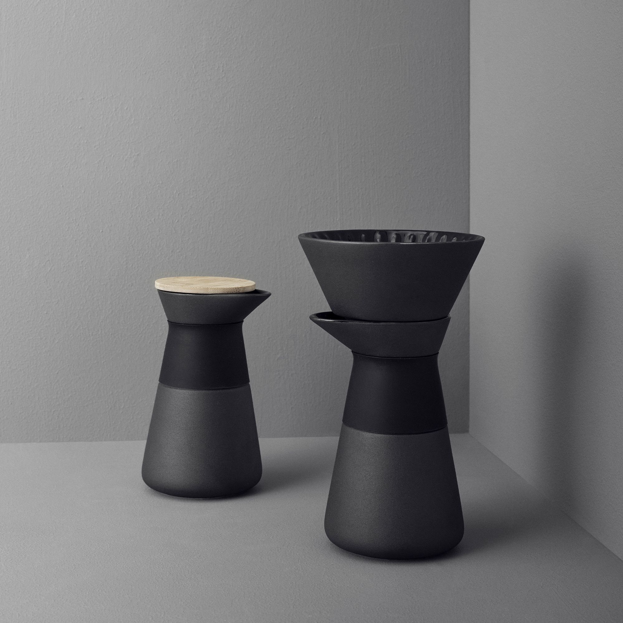Stelton - Theo Kaffeefilterkanne 600 ml - schwarz