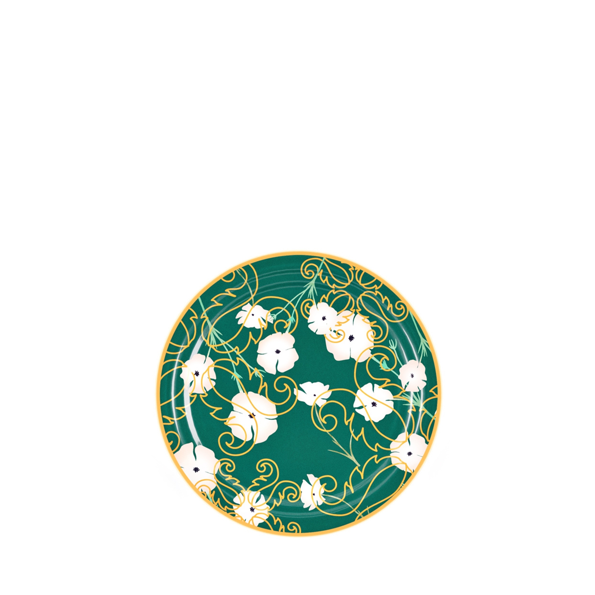 Guzzini - Dessert plate 'Fusion' - Emerald