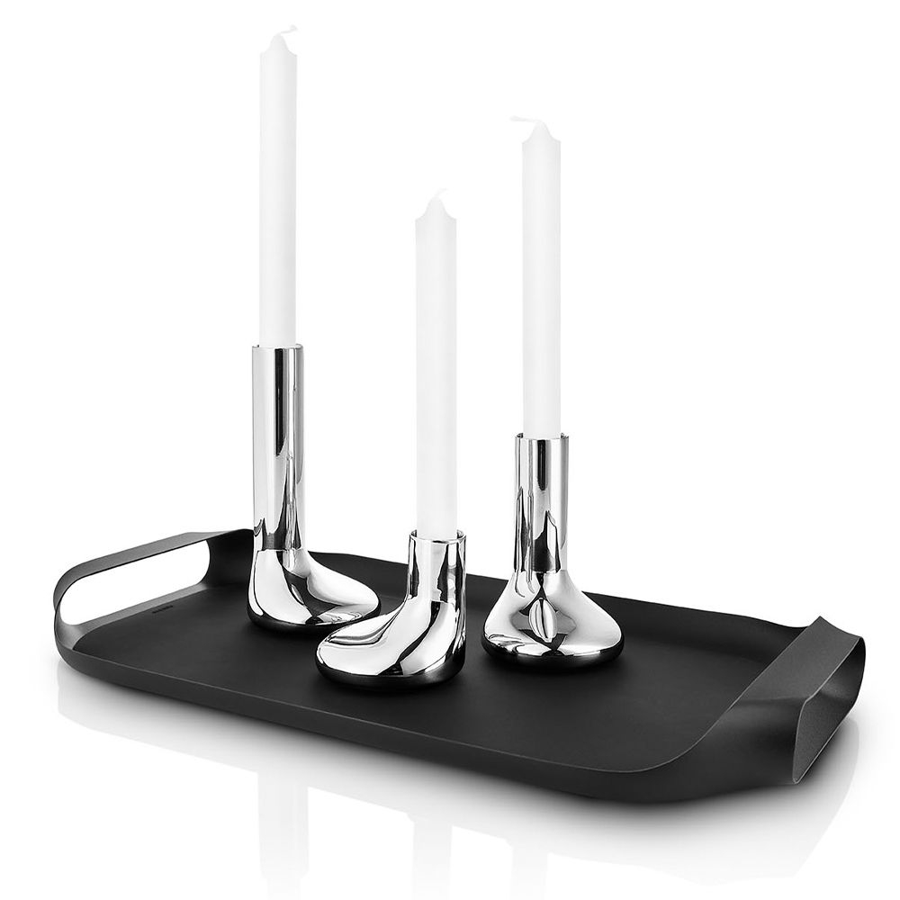 Eva Solo - Serving tray 43 x 25 cm | Stainless Steel Black Eva Solo - Serving tray 43 x 25 cm | Stainless Steel Black