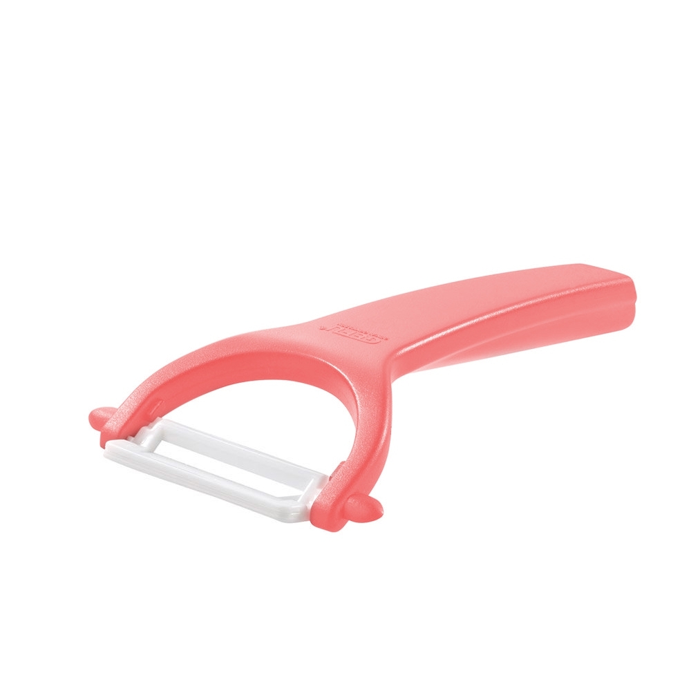 Gefu - Ceramic peeler CERAMO Retro-Pastel red