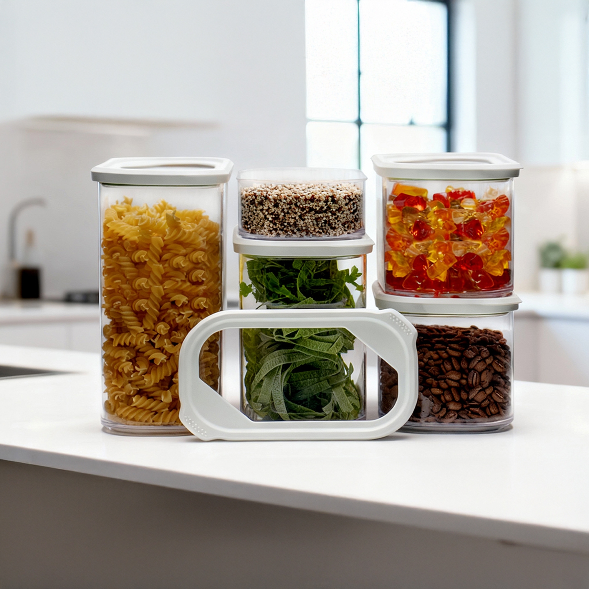 Transparent Culinaris 2.0 L airtight storage container
