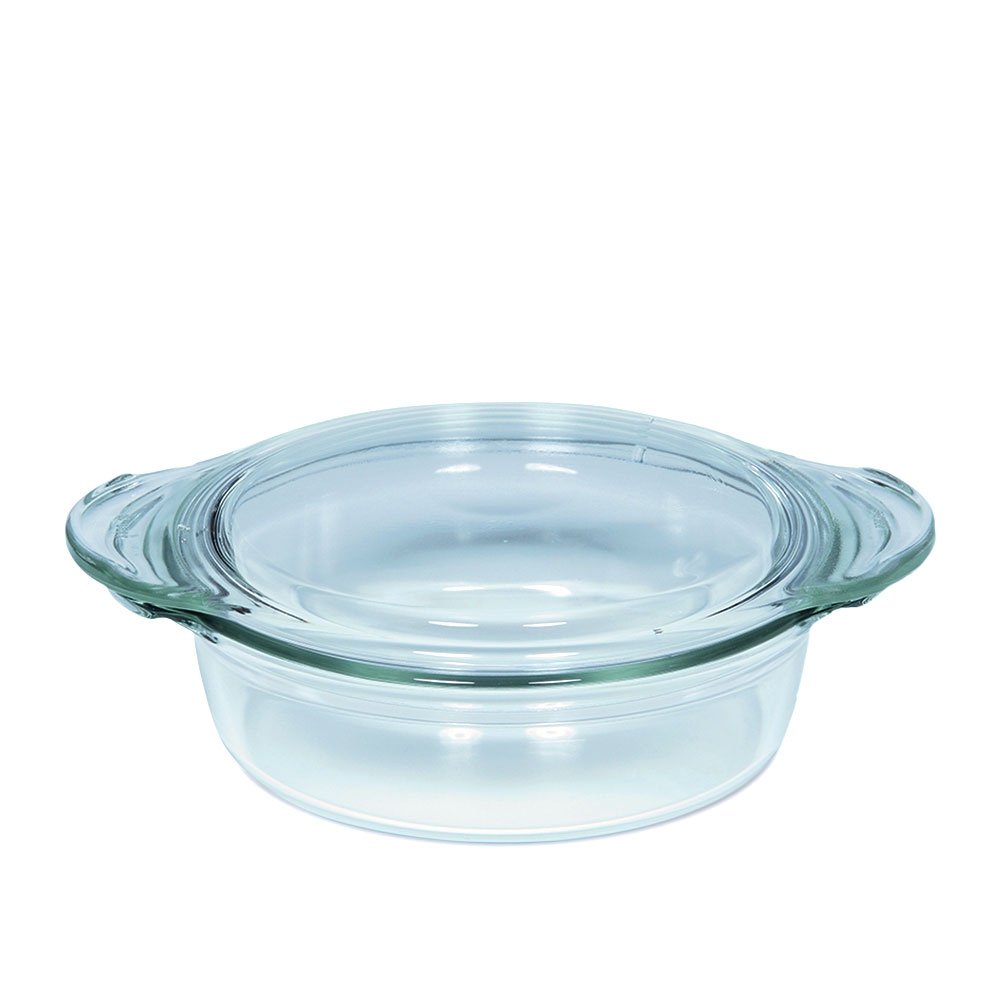 Riess/SIMAX - FASHION GLAS - Flat bowl with lid 2.0 liters