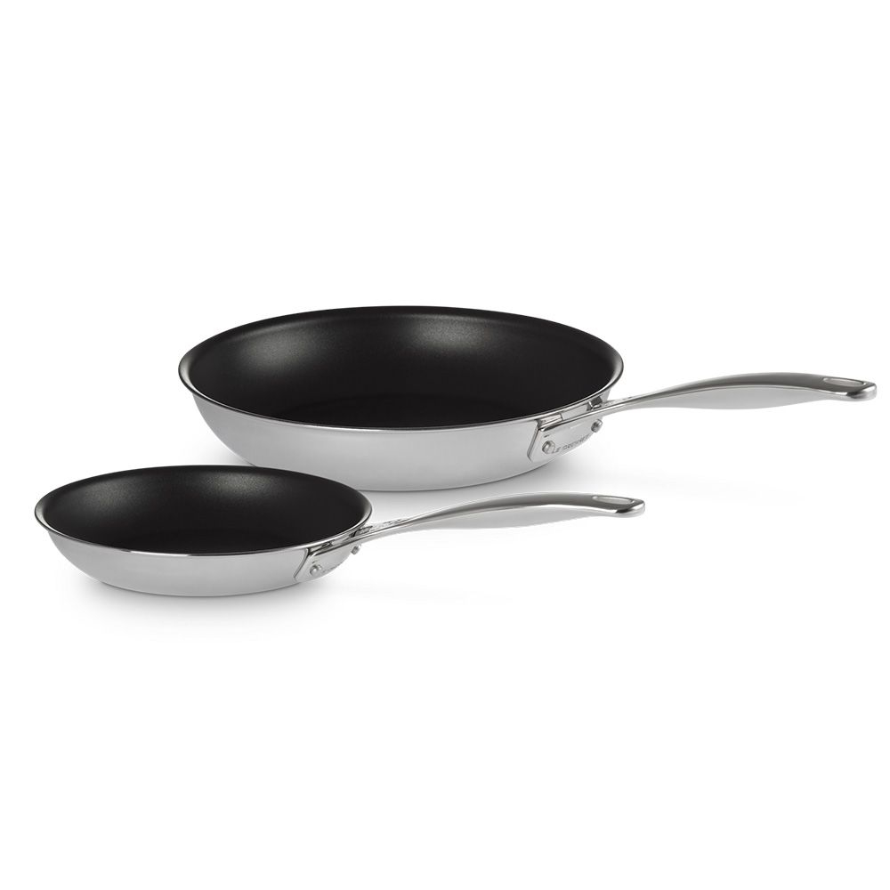 Le Creuset - 3-ply Plus Bratpfannen-Set 20/26 cm, Antihaft