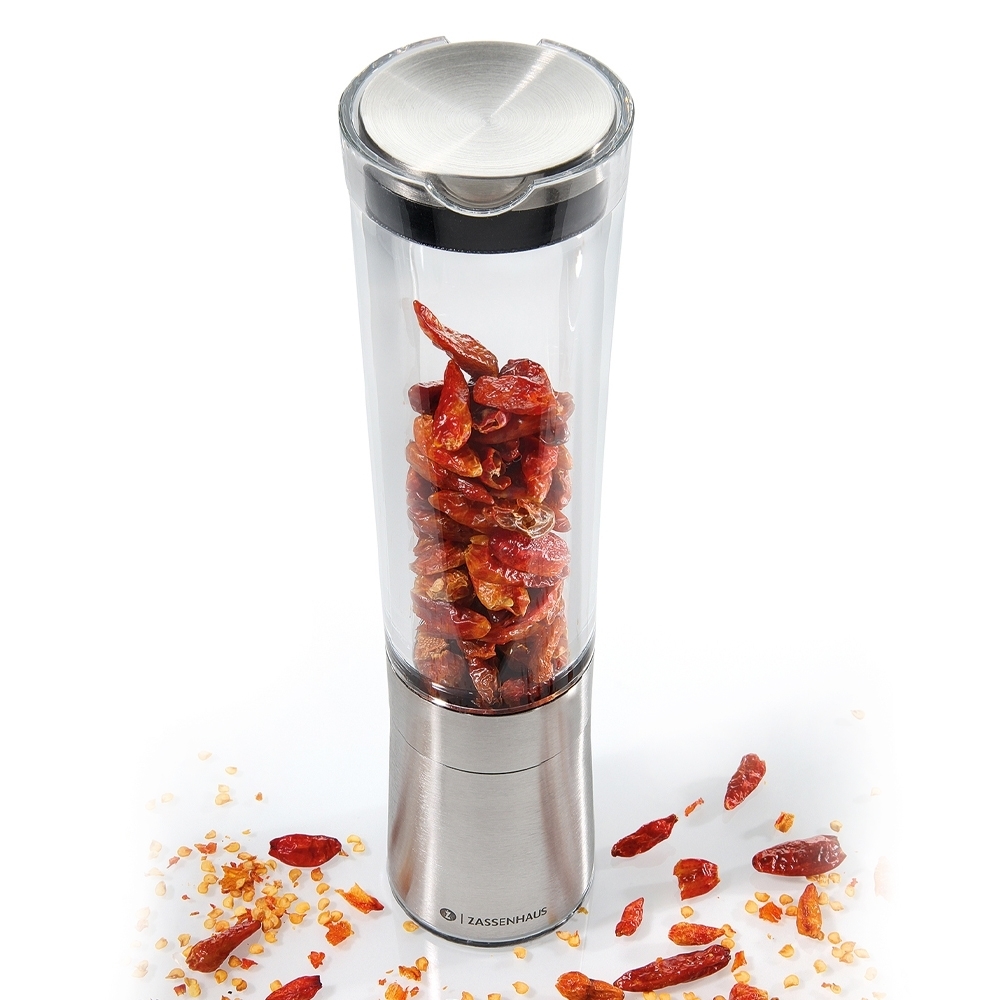 Zassenhaus - Chilimühle DIAVOLO Edelstahl / Acryl Zassenhaus - Chilimühle DIAVOLO Edelstahl / Acryl