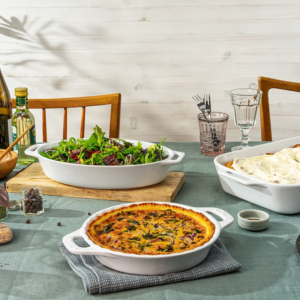 STAUB - Tarteform | Keramik | 24 cm | weiß
