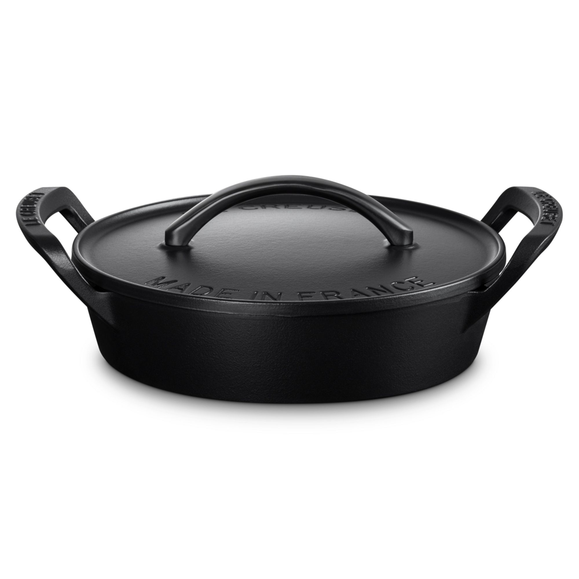 Le Creuset - Grill pan round 28 cm - black matt - BBQ Outdoor