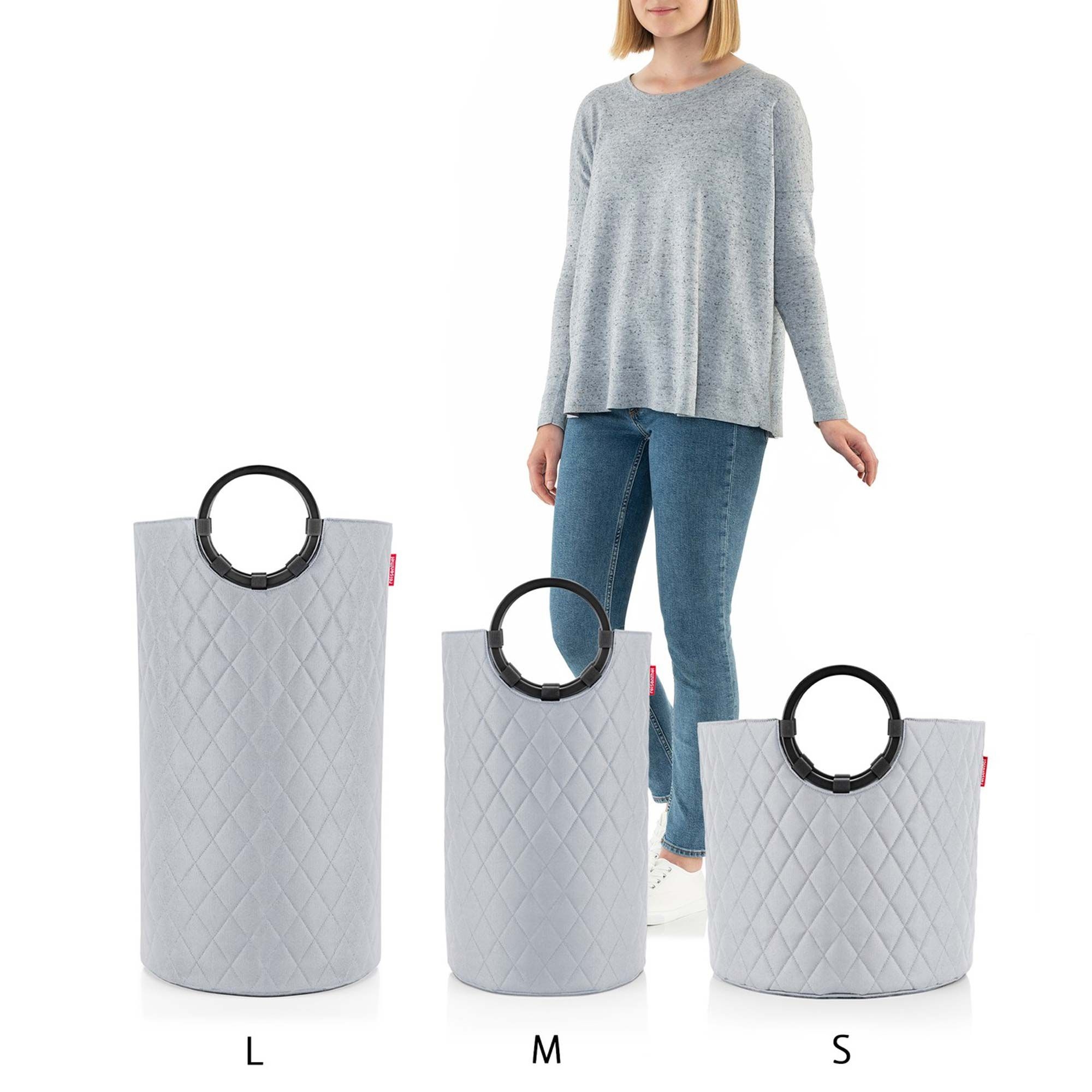 reisenthel - loophome S - frame rhombus light grey reisenthel - loophome S - frame rhombus light grey