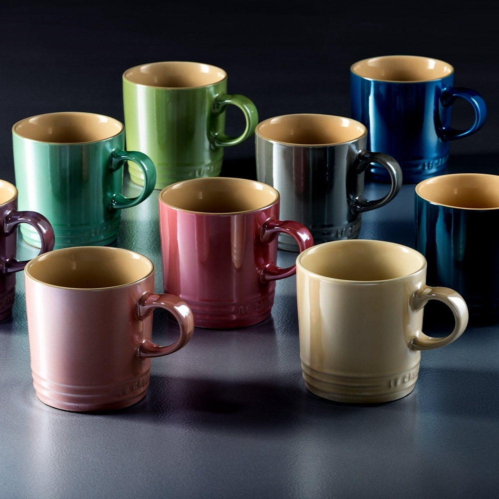 Le Creuset - Becher 350 ml - 4er Set Metallics Kirschrot Le Creuset - Becher 350 ml - 4er Set Metallics Kirschrot