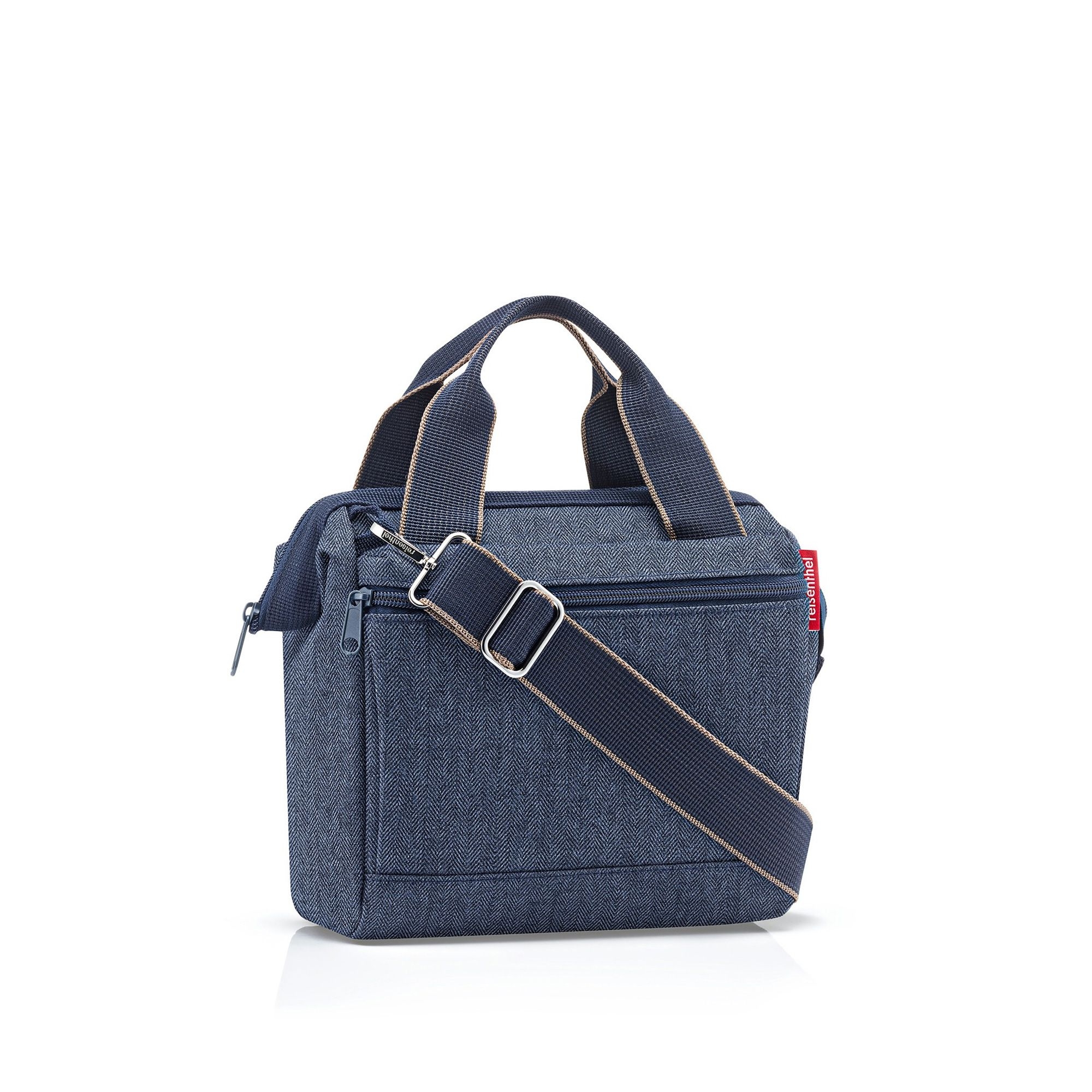 reisenthel - allrounder cross - herringbone dark blue reisenthel - allrounder cross - herringbone dark blue