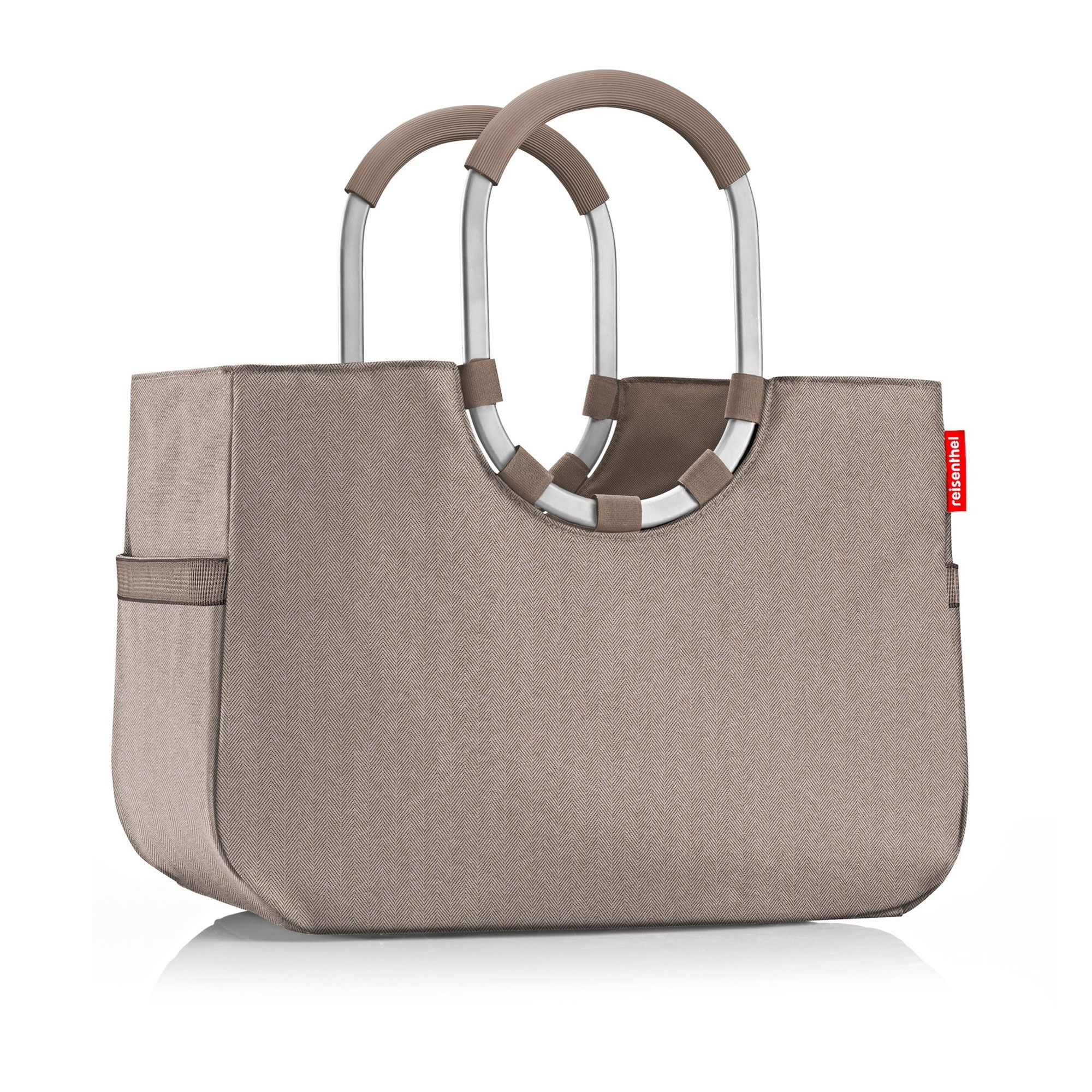 reisenthel - loopshopper L - herringbone mokka