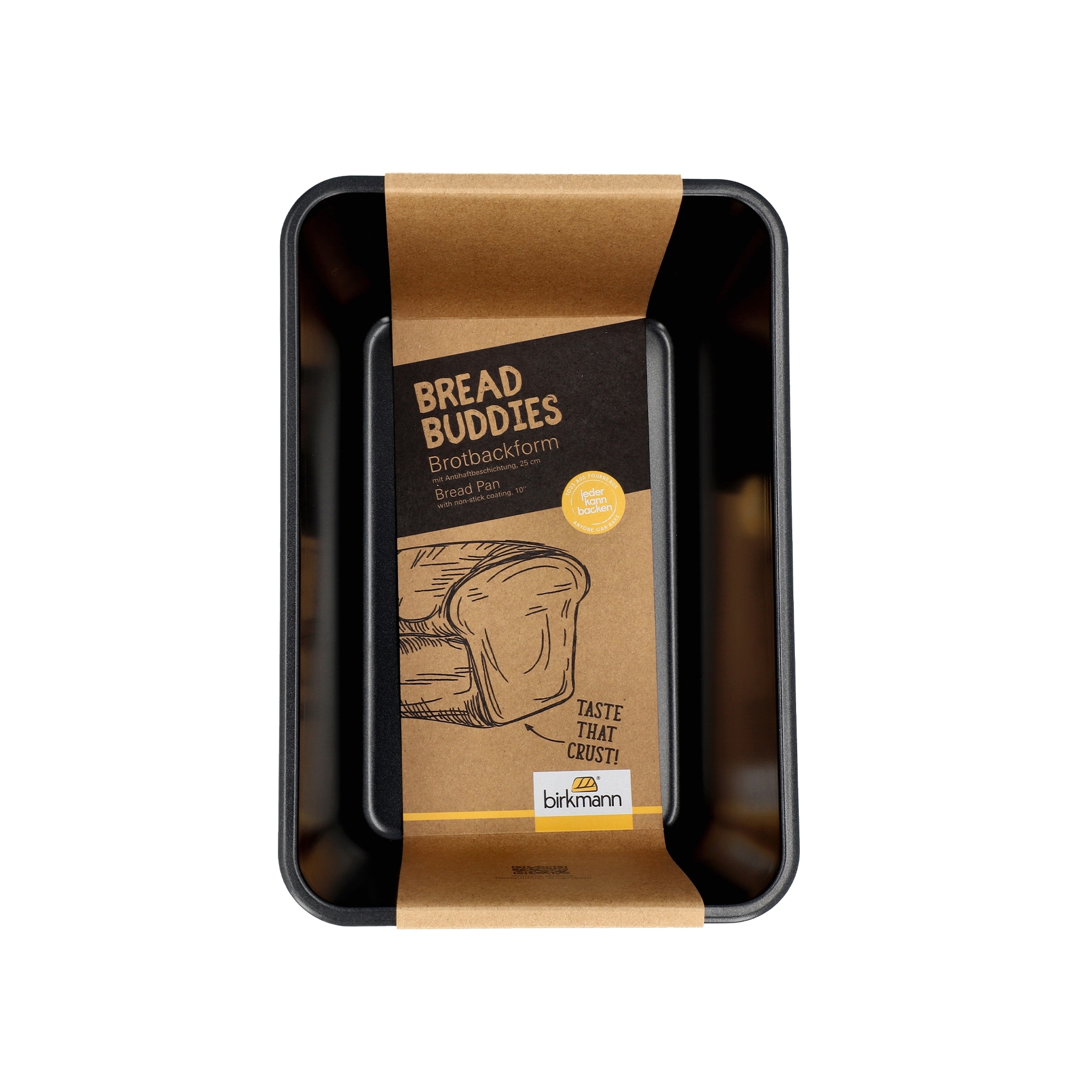 Birkmann - Bread baking tin XXL - 25 cm with non-stick coating - Bread Buddies