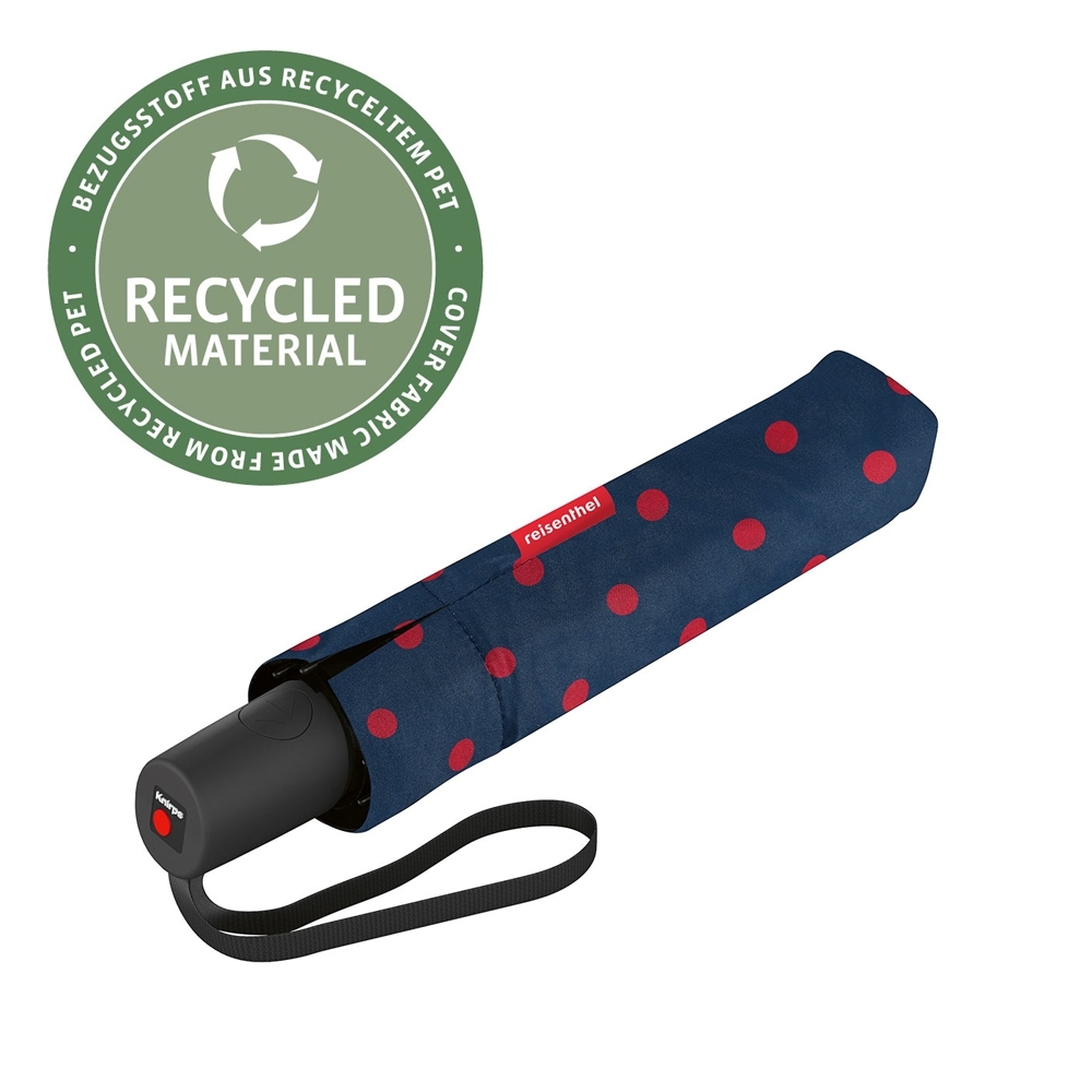 reisenthel - umbrella pocket duomatic - mixed dots red