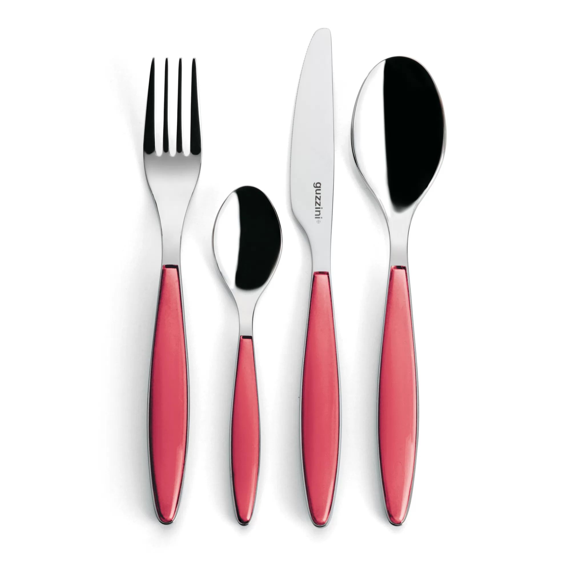 Guzzini - Feeling cutlery set 24 pieces - red