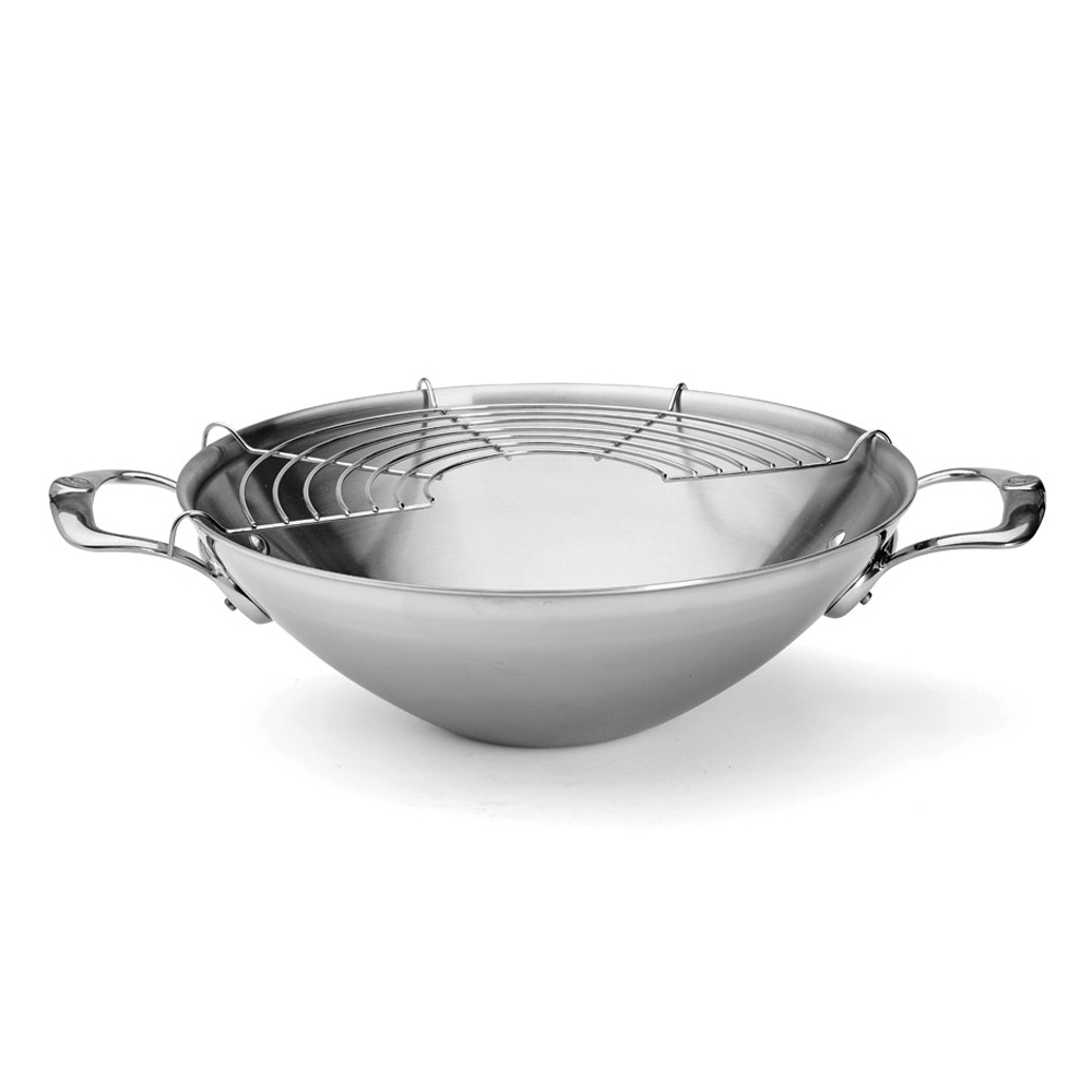 de Buyer - Stainless Steel WOK 32 cm - AFFINITY de Buyer - Stainless Steel WOK 32 cm - AFFINITY