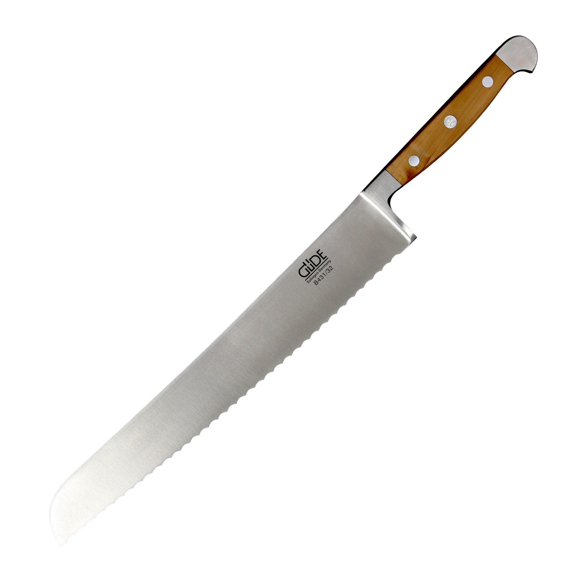 Güde - Brotmesser 32 cm - Serie Alpha Birne, Beidhänder