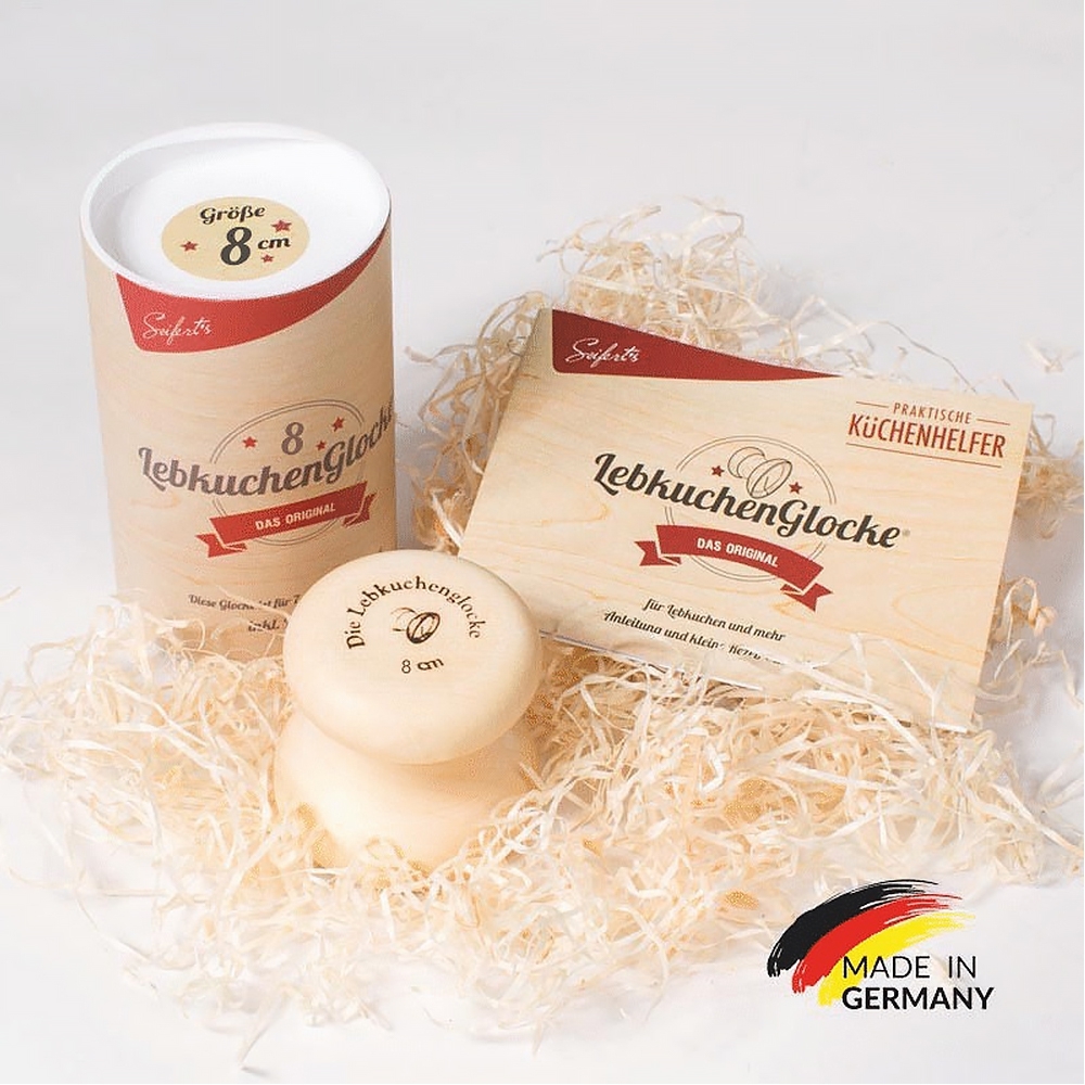 Seifert's kitchen helpers - gingerbread bell 8 cm Seifert's kitchen helpers - gingerbread bell 8 cm