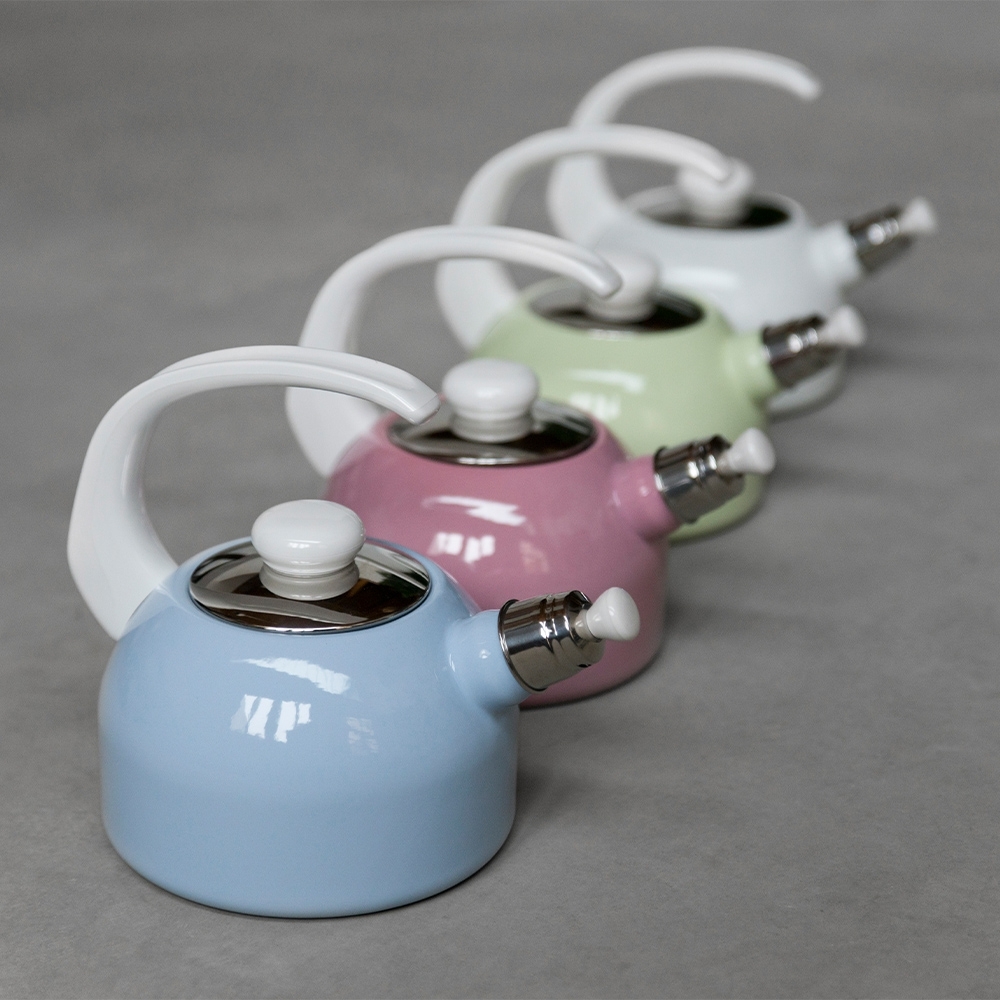 Riess CLASSIC - White - Kettle with flute