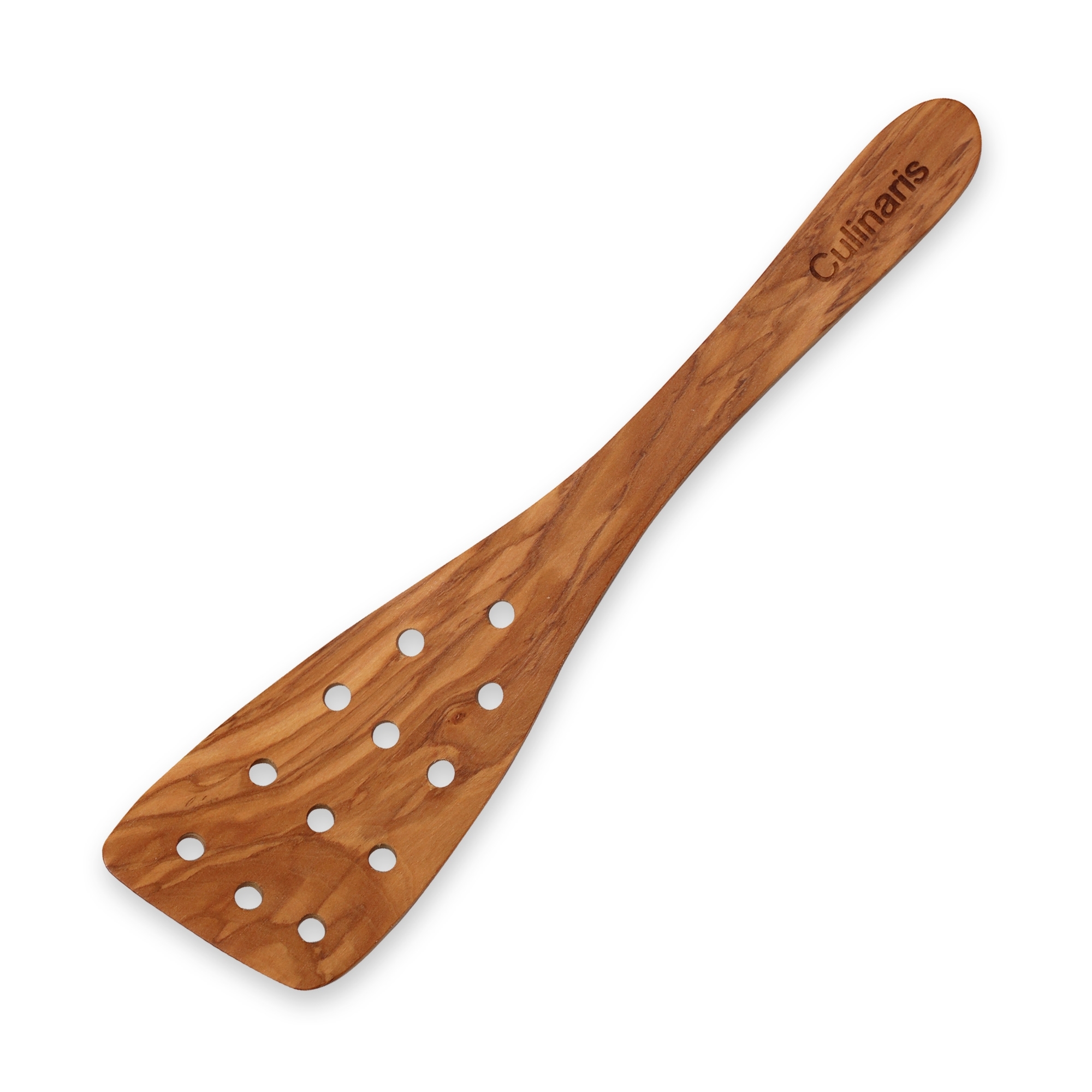 Turner with 12 holes - olive wood - 32 cm | Culinaris Turner with 12 holes - olive wood - 32 cm | Culinaris