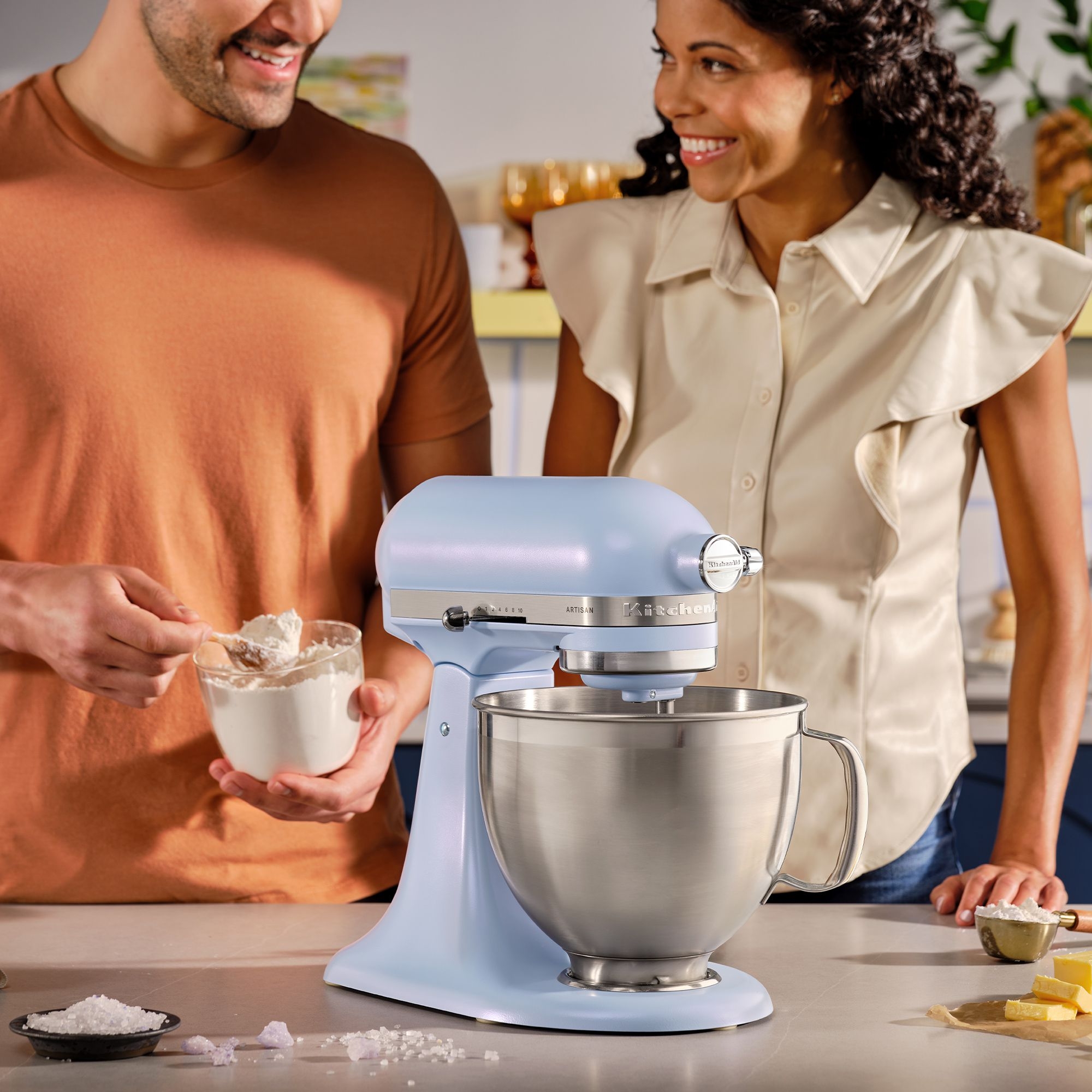 KitchenAid - Artisan Stand Mixer 5KSM195PS - Blue Salt KitchenAid - Artisan Stand Mixer 5KSM195PS - Blue Salt