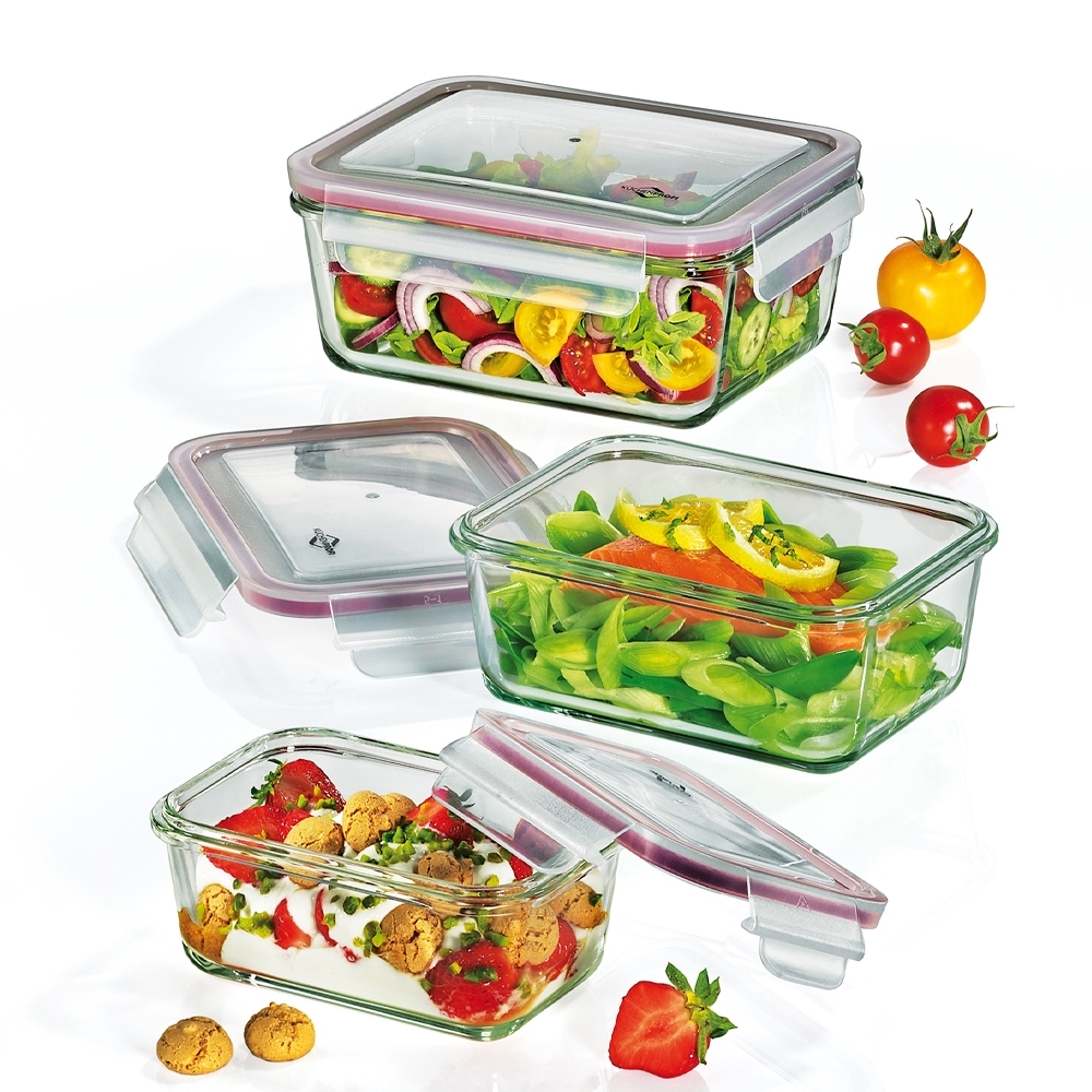 Küchenprofi - lunch box / storage tin SET rectangular