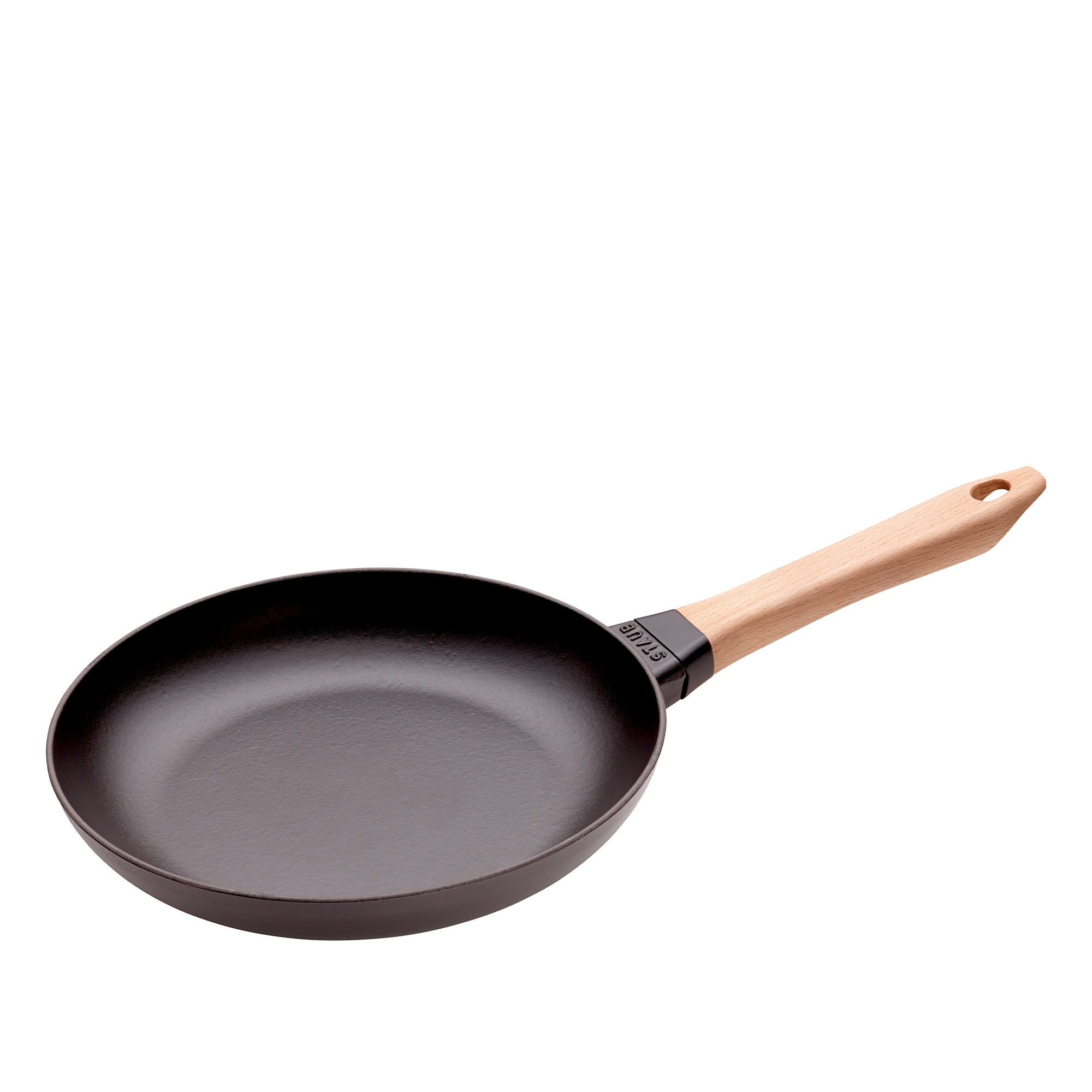 Frying pan 20 cm, wooden handle, cast iron, Staub 