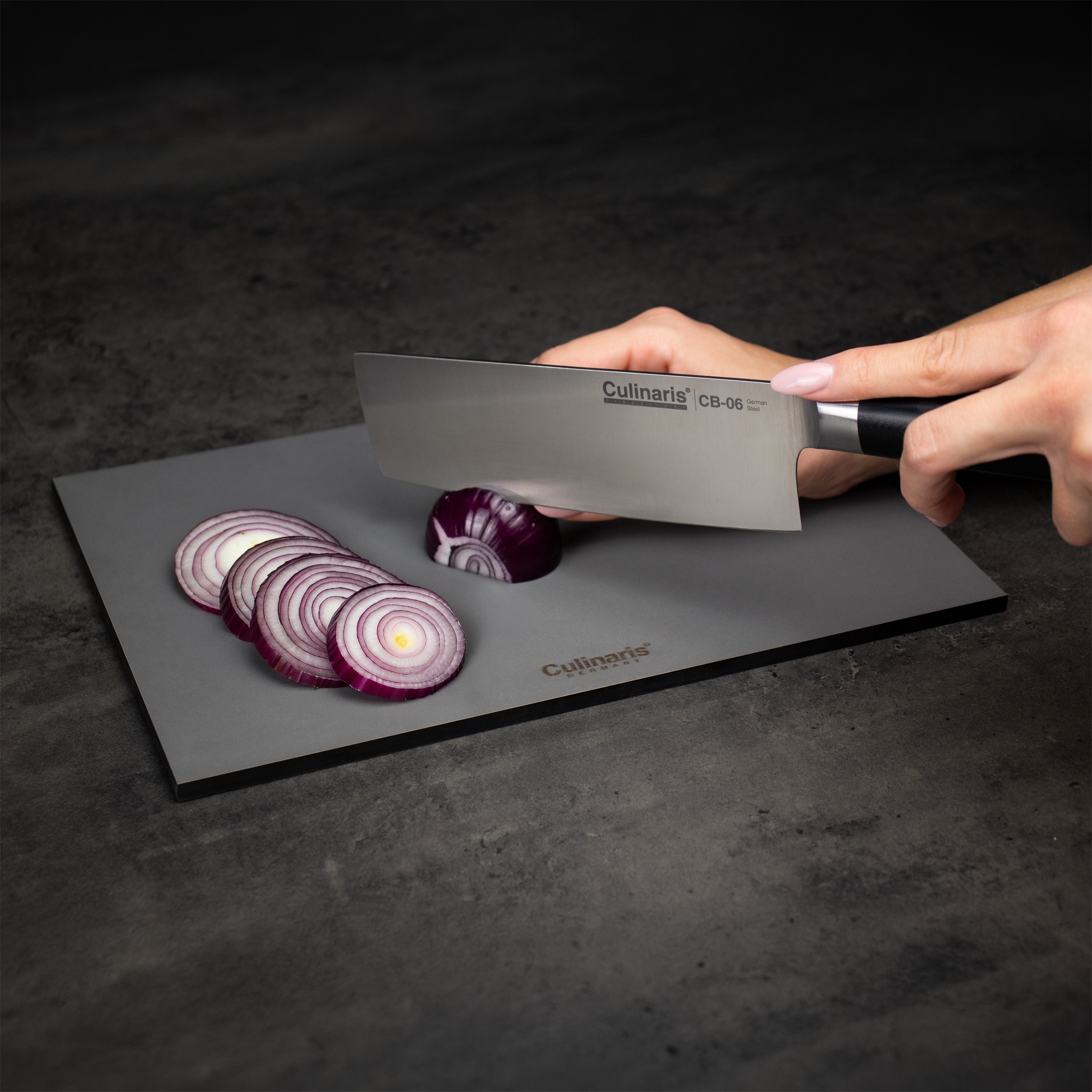 Cutting board NERO GRIGIO - 30 x 20 x 0.7 cm | Culinaris