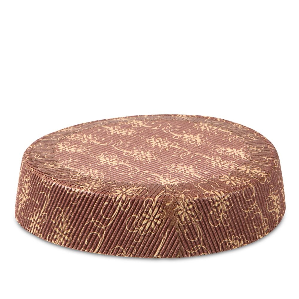 Städter - Paper baking pan Round - ø 17 cm / H 3,5 cm - brown - 4 pieces Städter - Paper baking pan Round - ø 17 cm / H 3,5 cm - brown - 4 pieces