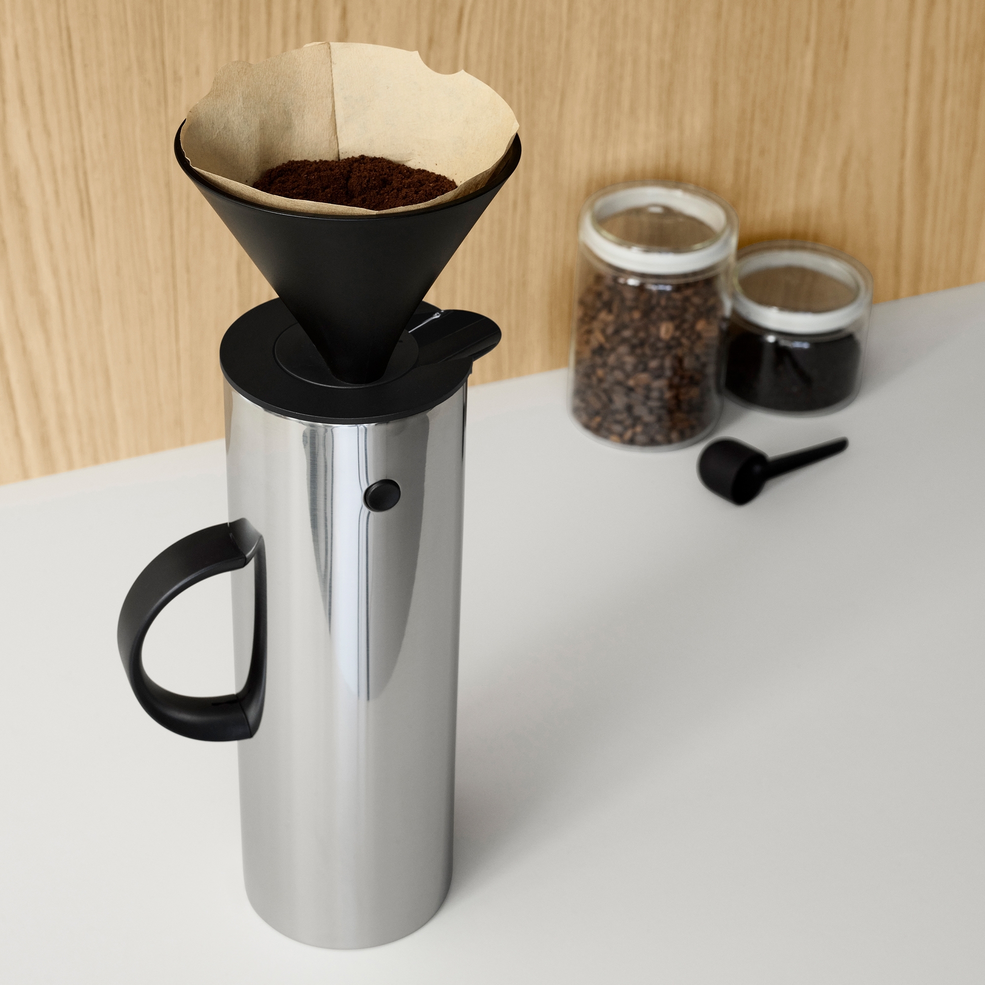 Stelton - Filterhalter für Isolierkanne - schwarz