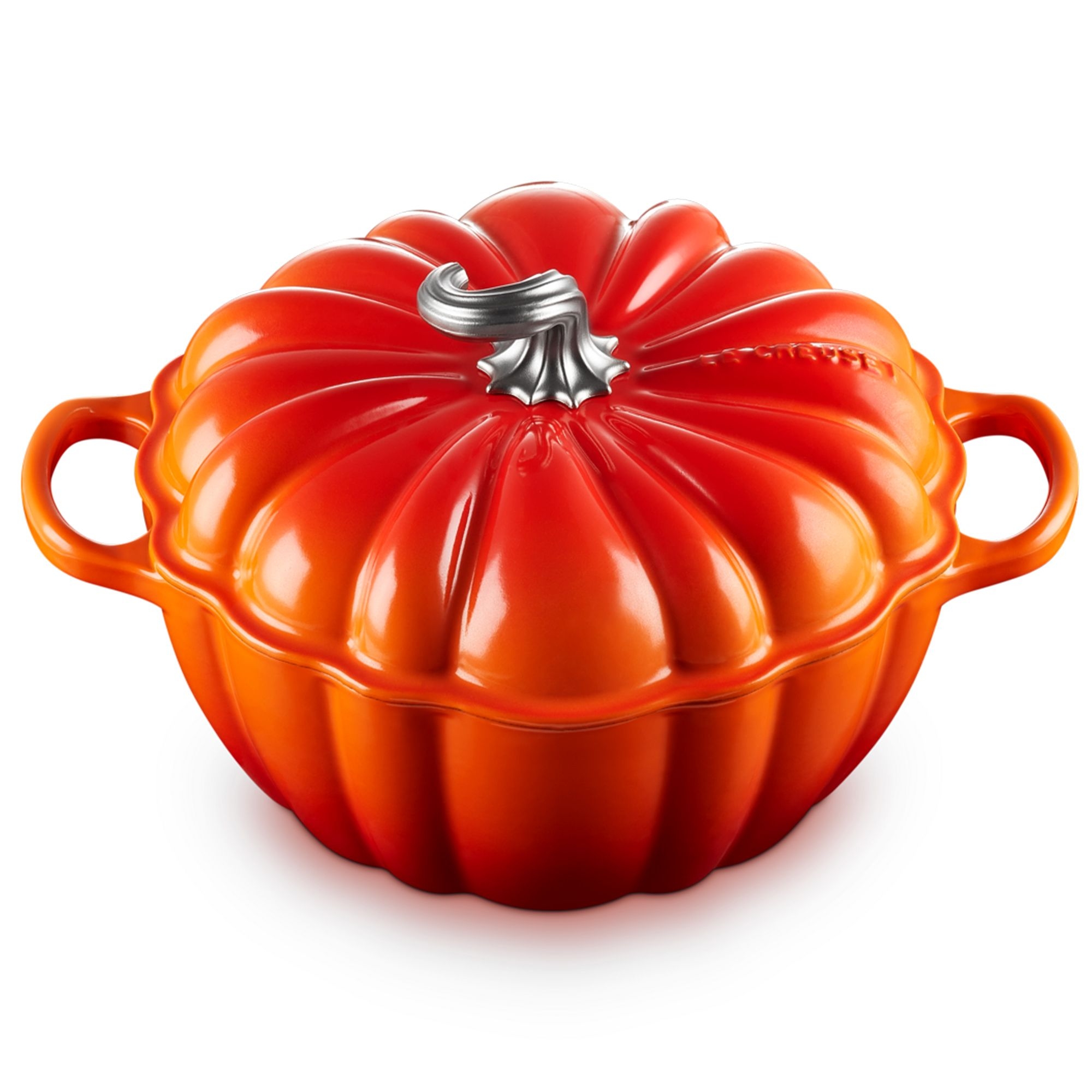 Le Creuset - Kürbis Bräter Signature 24 cm - Ofenrot Le Creuset - Kürbis Bräter Signature 24 cm - Ofenrot