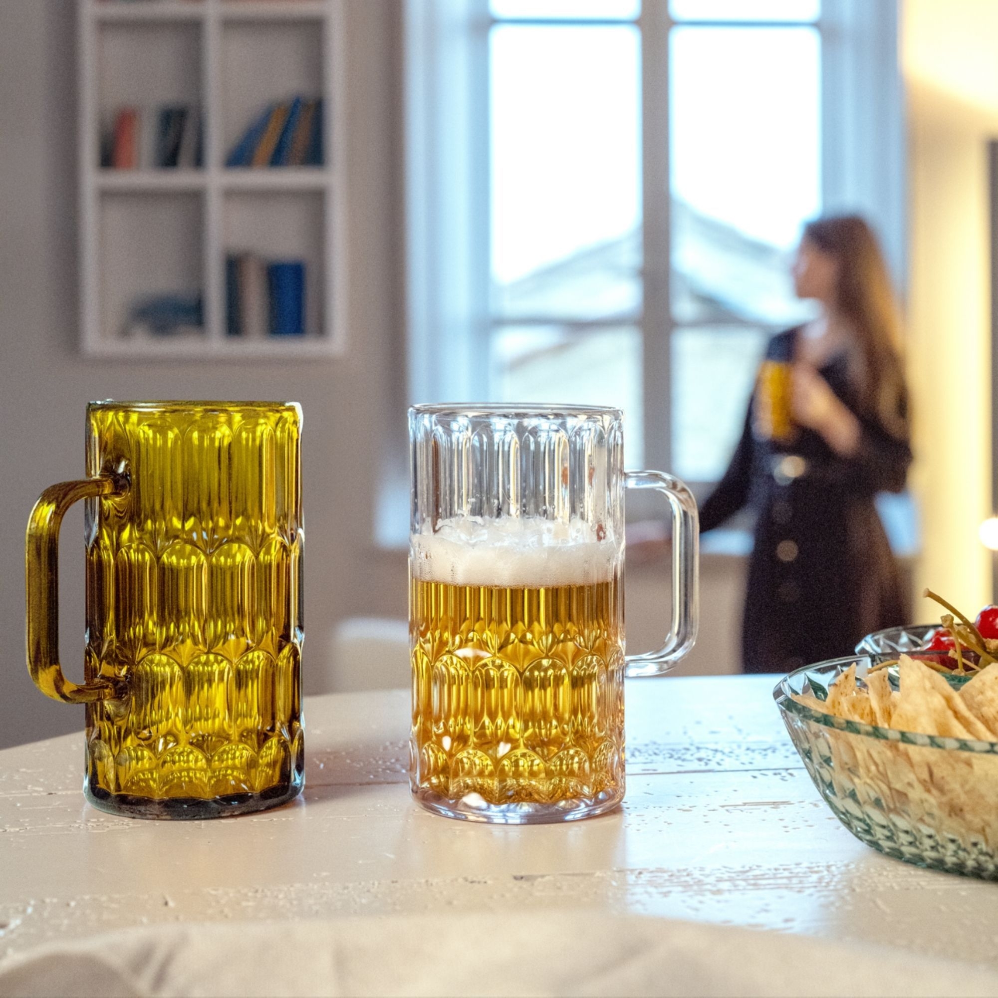 Guzzini - Set aus 4 Biergläsern "Vanity" - Transparent