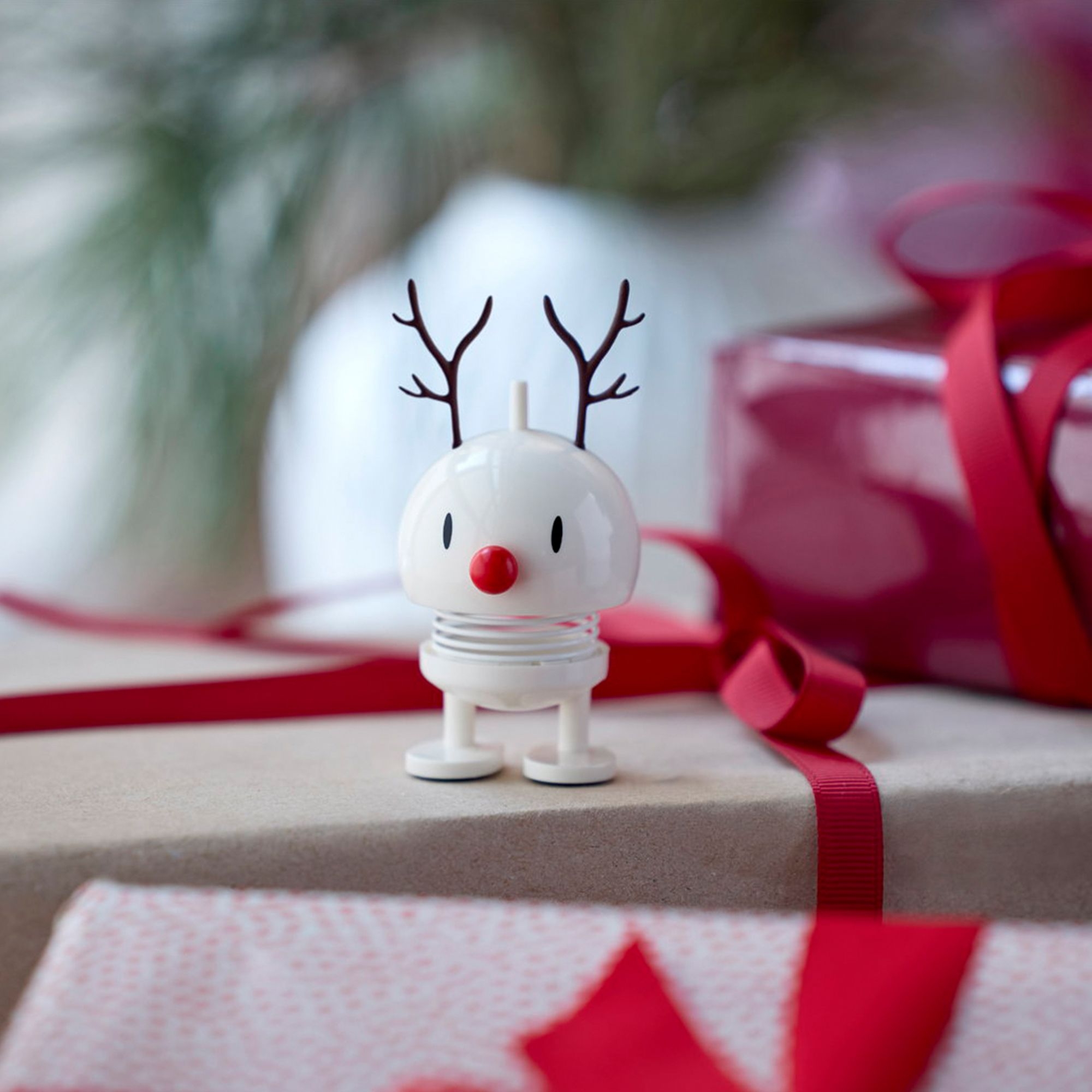 Hoptimist - Bumble Reindeer XS - White