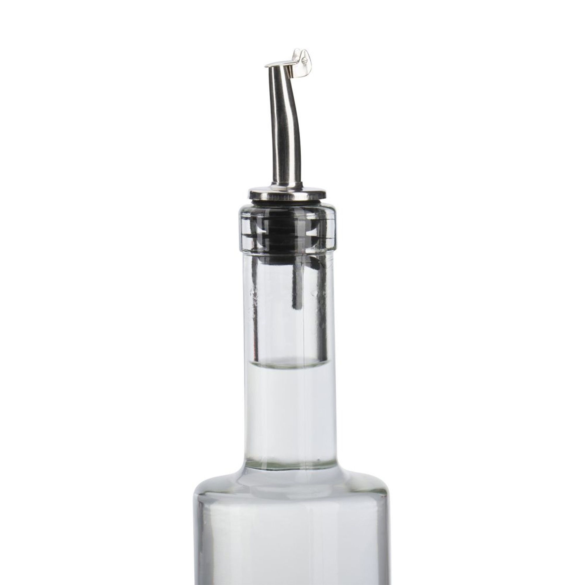Westmark - 2 Free flow pourers »Inox Gastro«, PE cork, metal flap