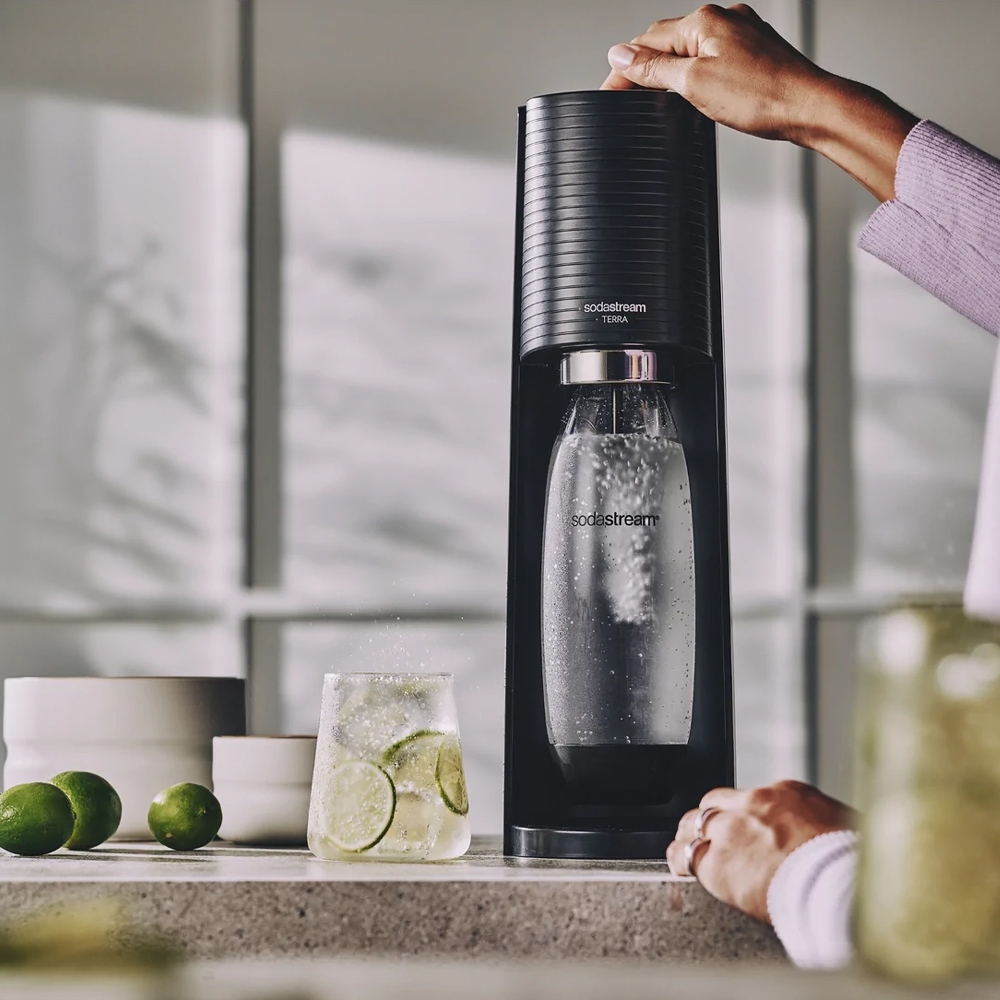 SODASTREAM Wassersprudler TERRA schwarz