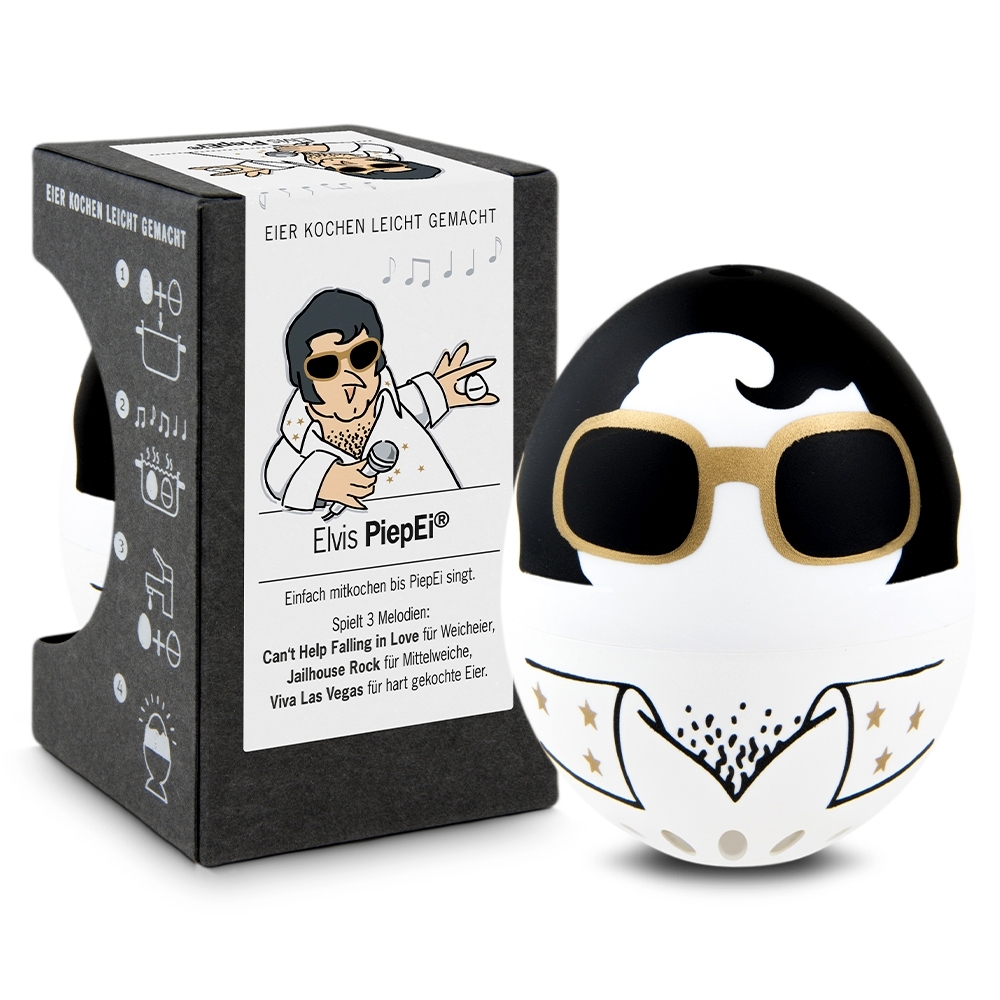 Elvis PiepEi Eierkocher-Timer im Geschenkset