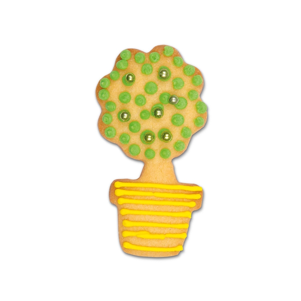 Städter - Ausstecher Blume im Topf - 7,5 cm