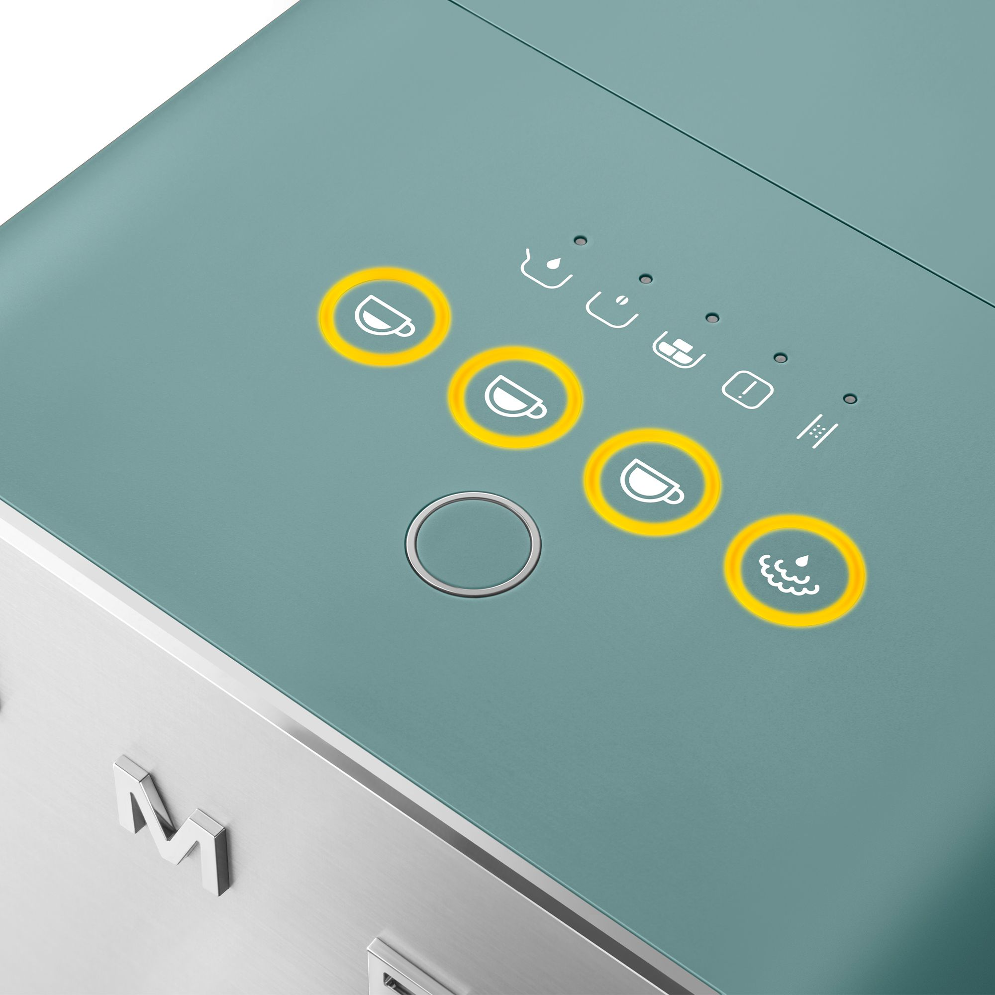 Smeg - Fully automatic coffee machine with steam function - Emerald Green Smeg - Fully automatic coffee machine with steam function - Emerald Green