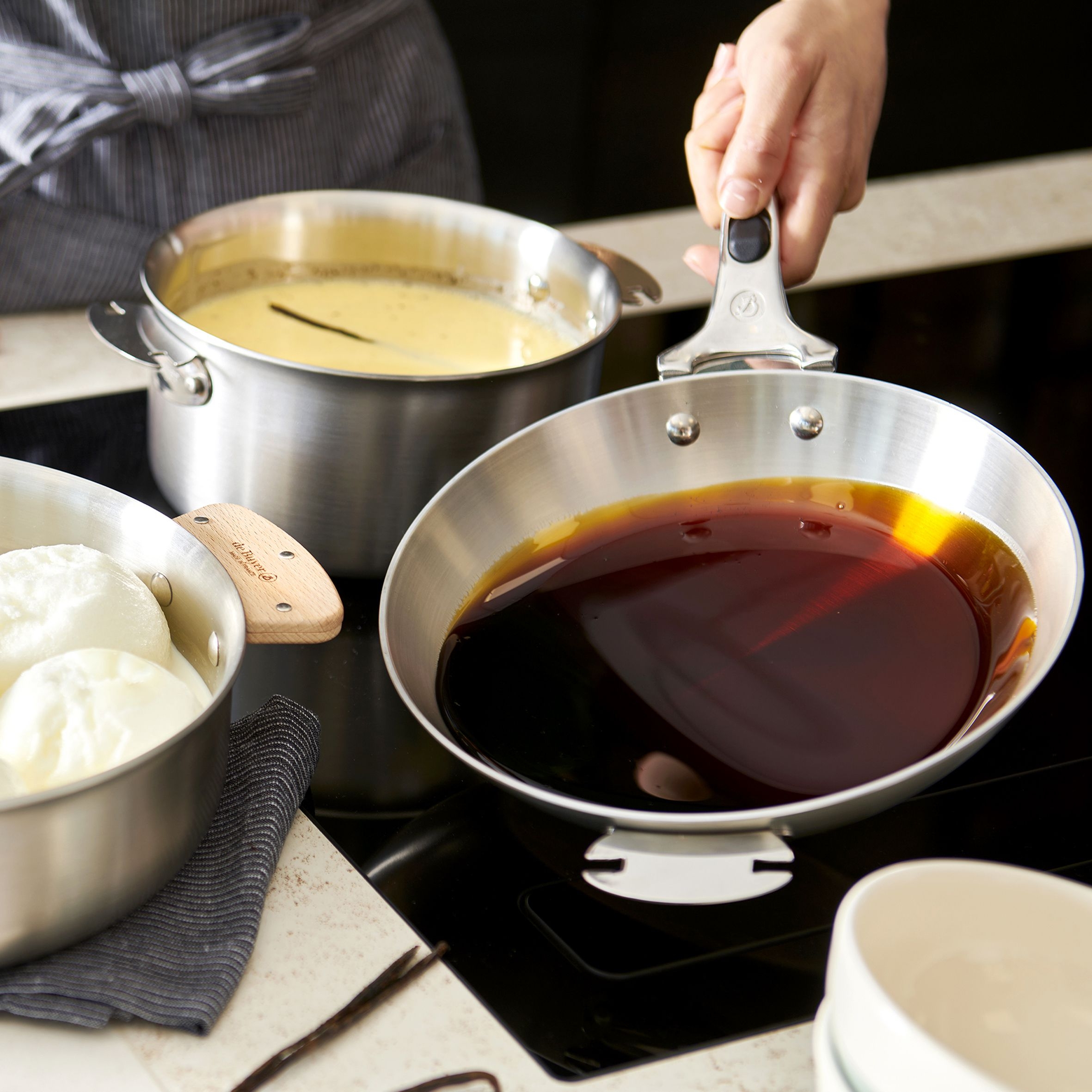 de Buyer - Stainless steel Frying Pan in 4 sizes - ALCHIMY LOQY de Buyer - Stainless steel Frying Pan in 4 sizes - ALCHIMY LOQY