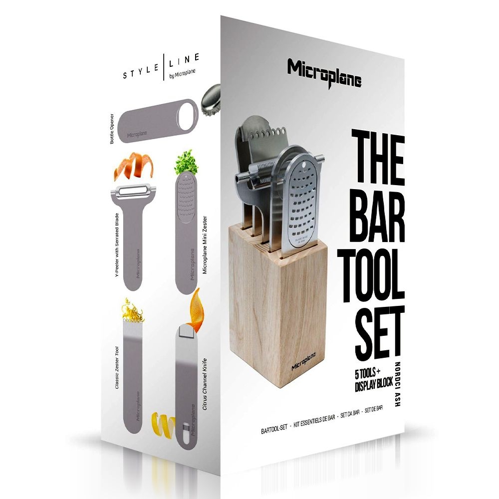 Microplane – Bar Tool Set, 5-piece | Nordic Ash