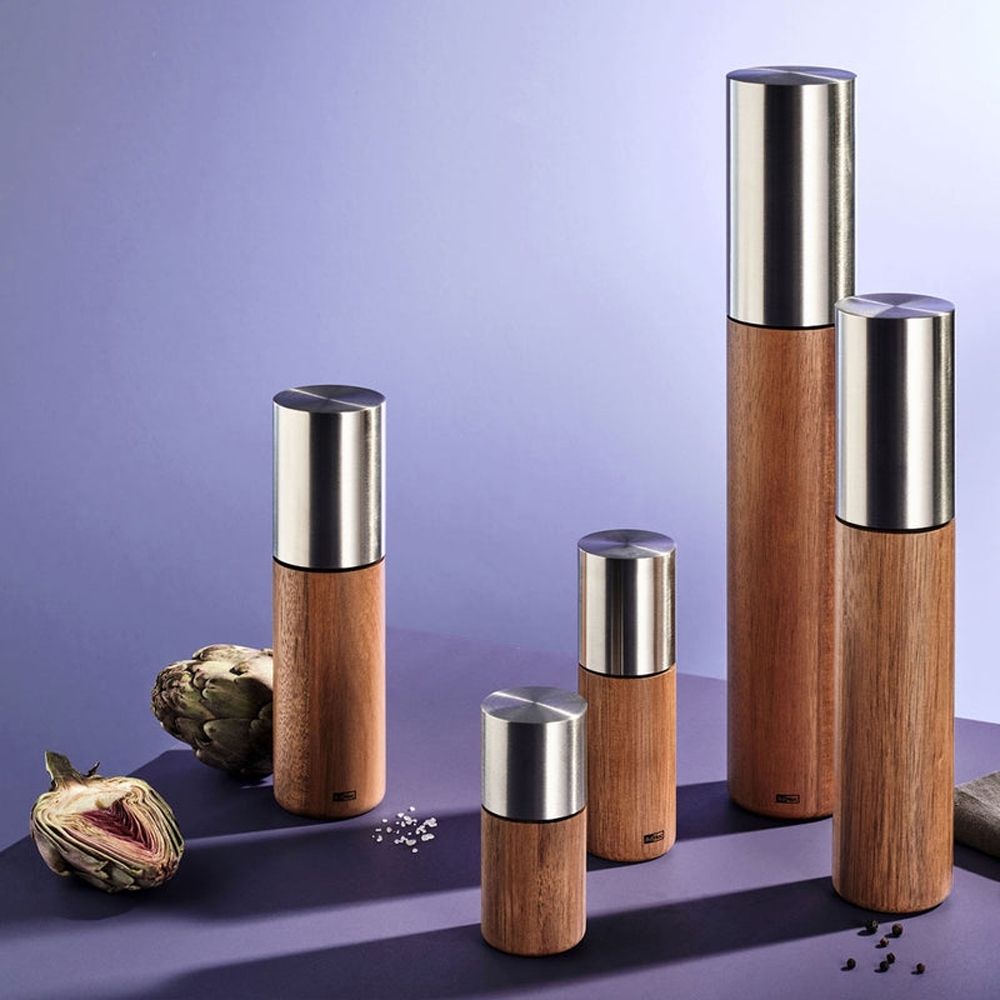 AdHoc pepper or salt mill Ikon 22 cm wood steel