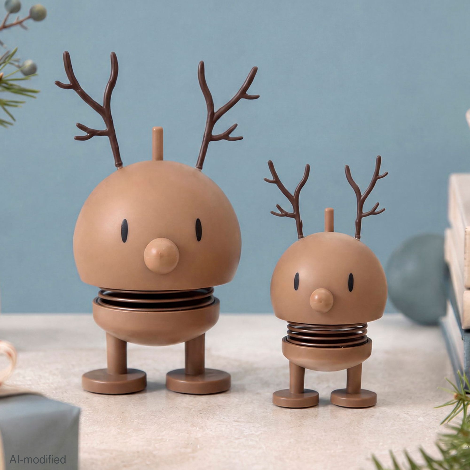 Hoptimist - Soft Reindeer Bumble set of 2 - Choko