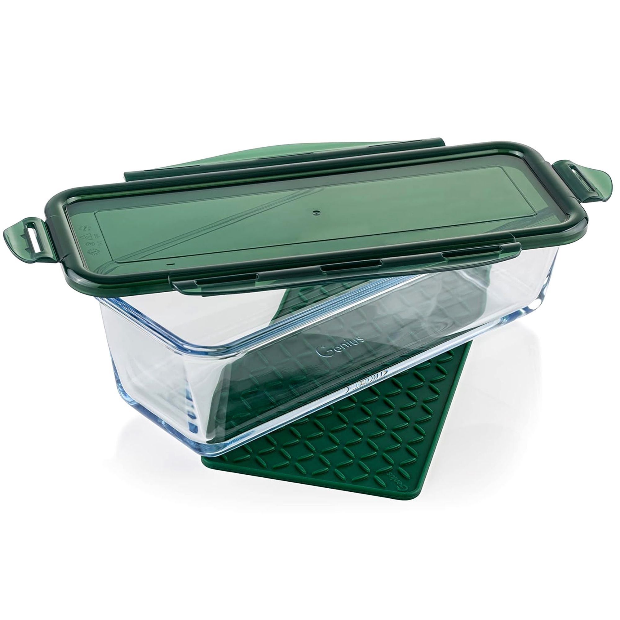 Genius - Glass bowl - Set of 3 pieces - For Nicer Dicer Exclusive Genius - Glass bowl - Set of 3 pieces - For Nicer Dicer Exclusive