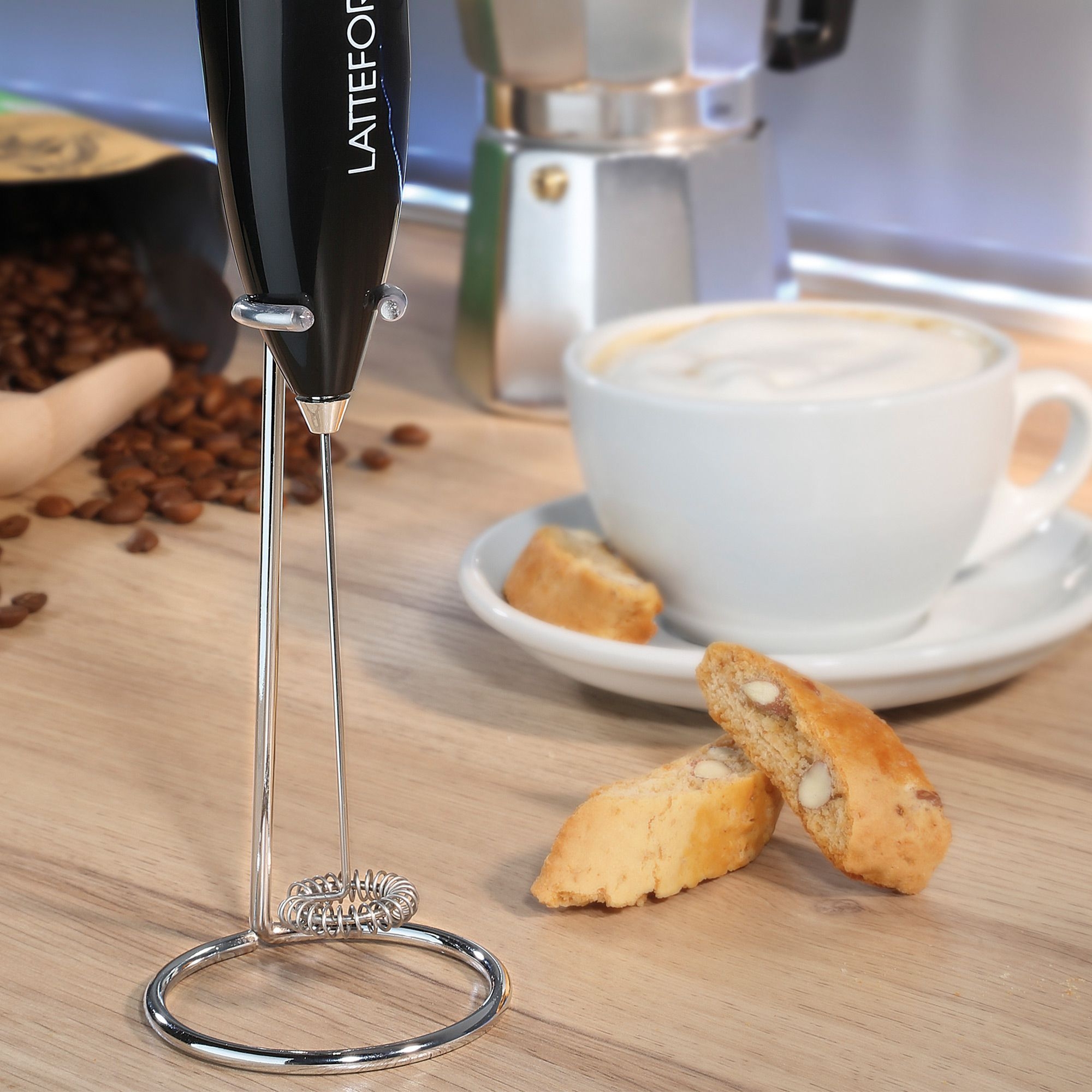 cilio - Milk frother LATTEFORTE - grey matt