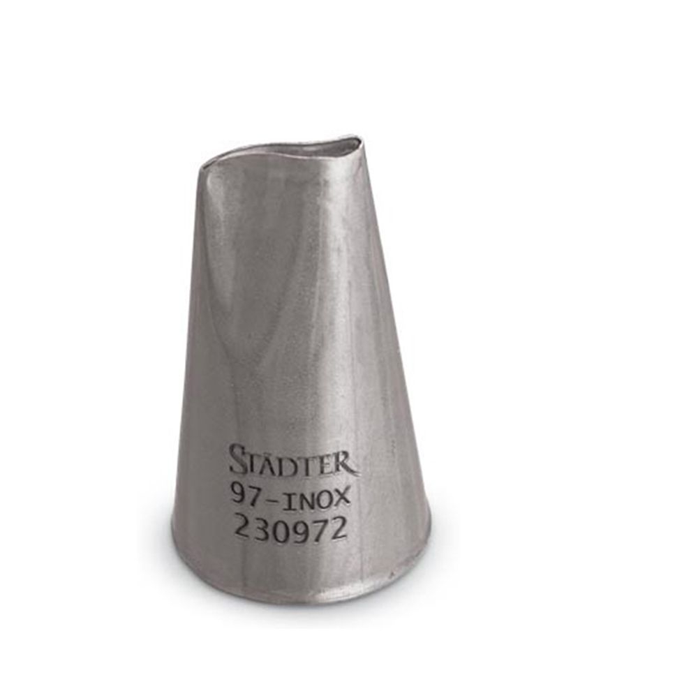 Städter - Fine Line Rose petal nozzle - 10 mm - curved –  small